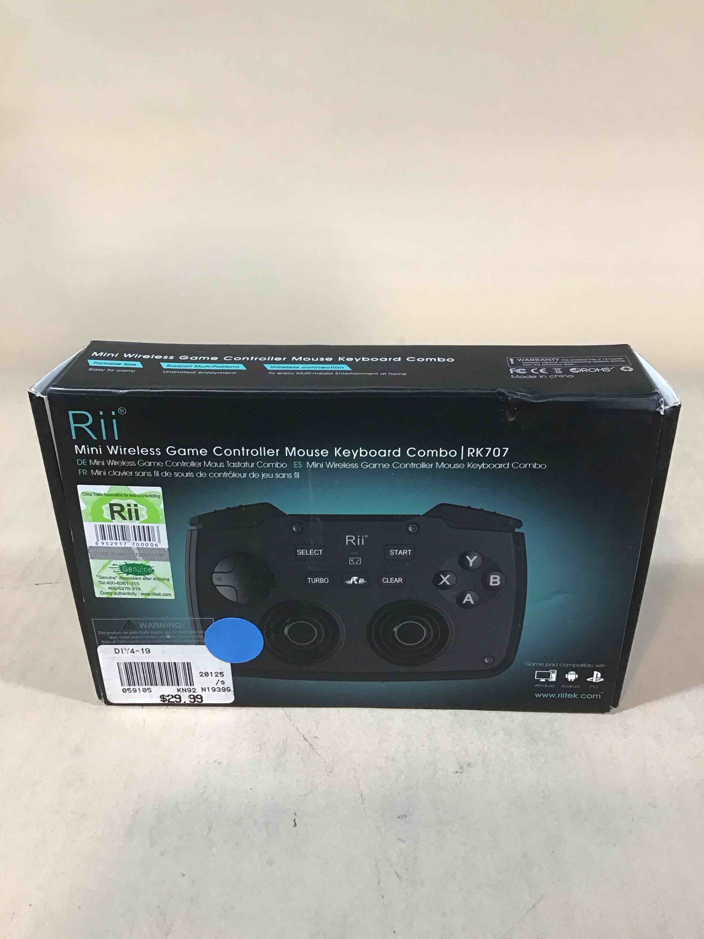 Condition photo showing Good Condition for new rii rk907 ultra-slim compact usb wired keyboard for mac and rk907-1pcs