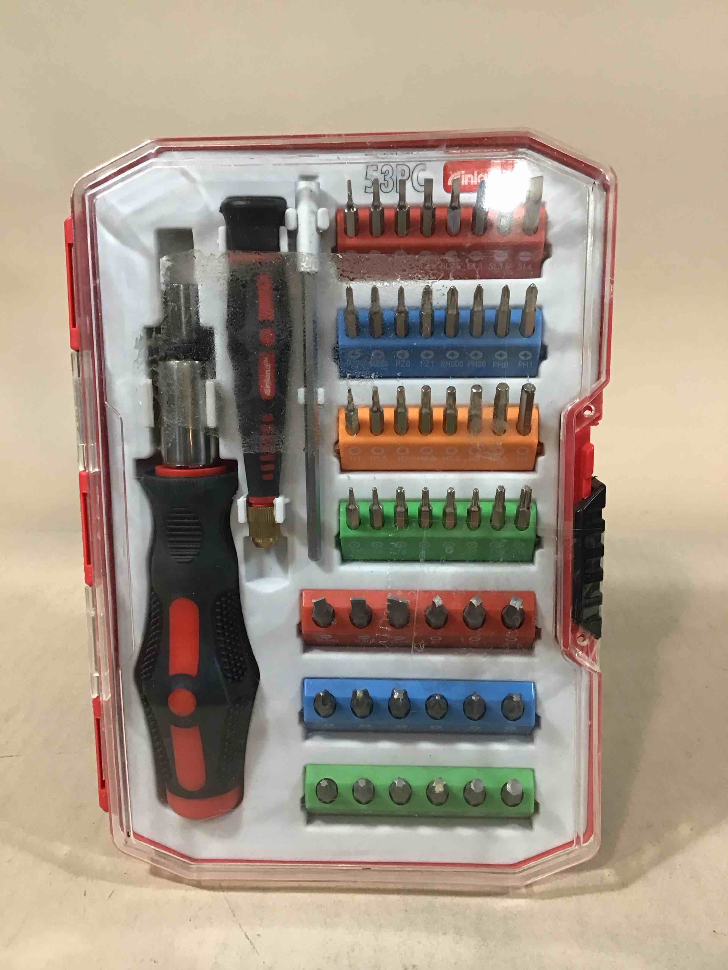 Condition photo showing Good Condition for inland tool set 76-523-n12 53 piece
