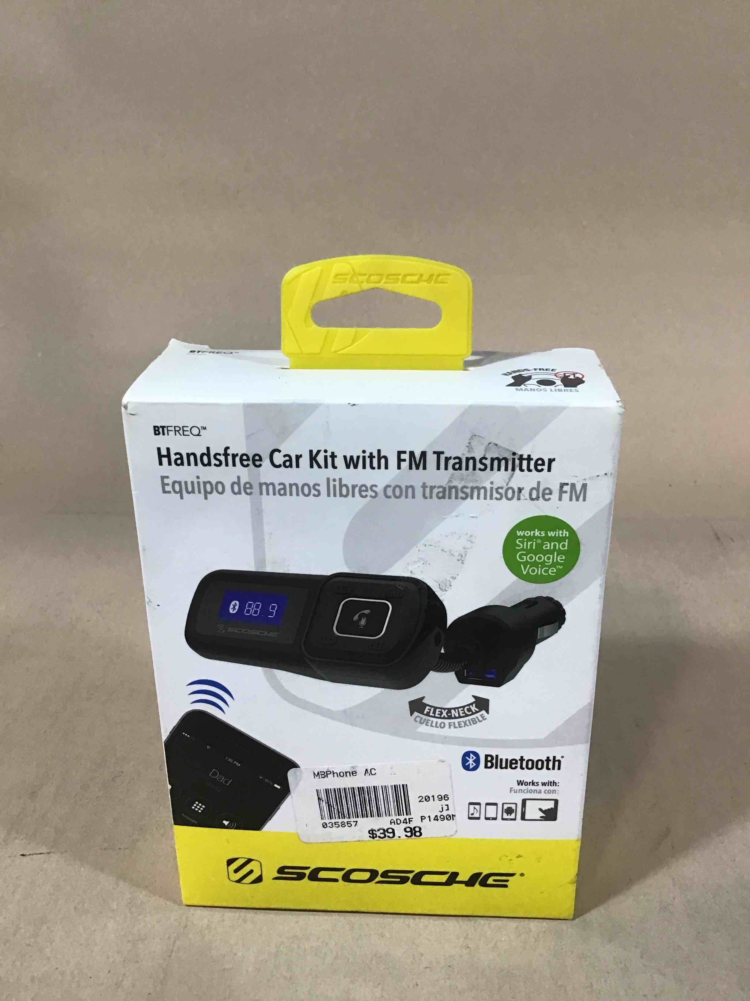 Condition photo showing Good Condition for scosche - bluetooth hands-free / fm transmitter / charger for cellular phone car audio tablet
