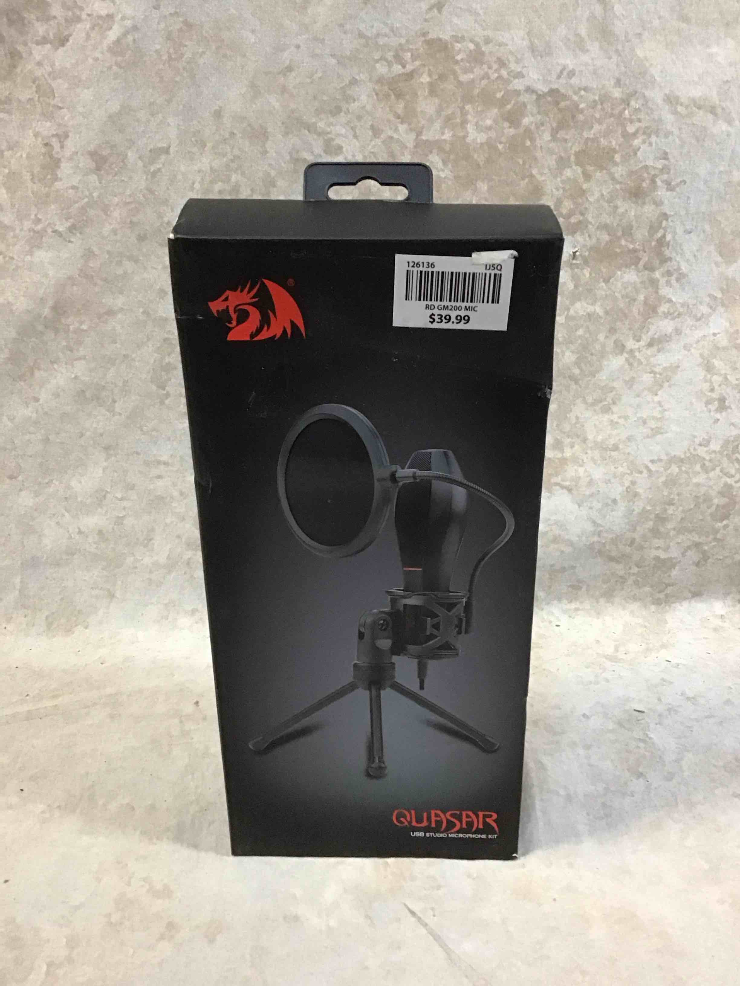 Redragon QUASAR USB Studio Microphone Set