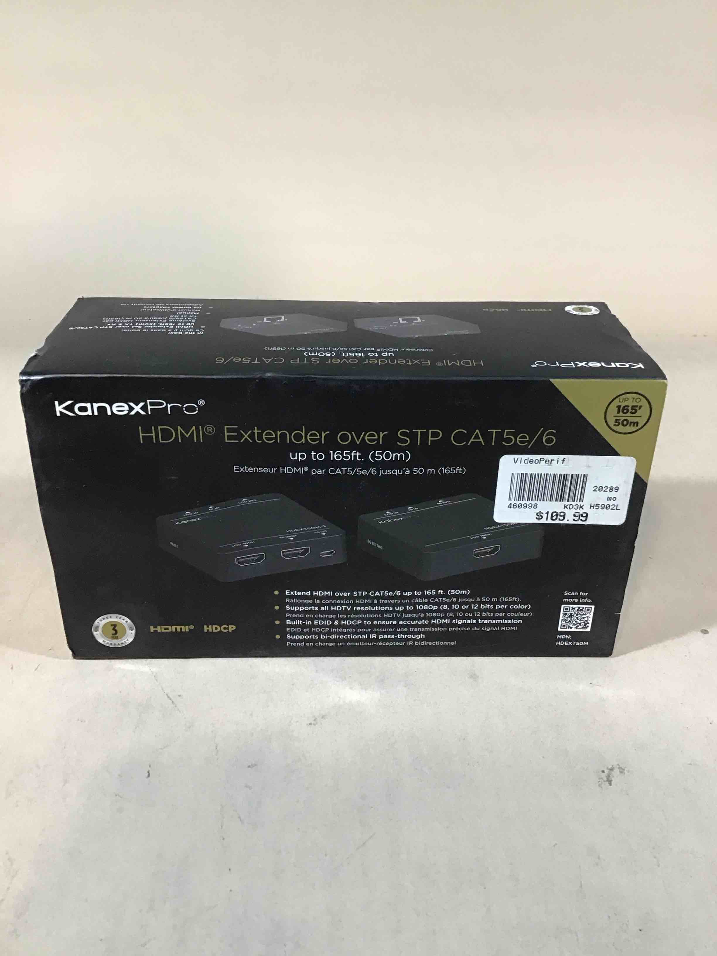 HDMI Extender Signals over CAT5/6 Cable  Up to 165