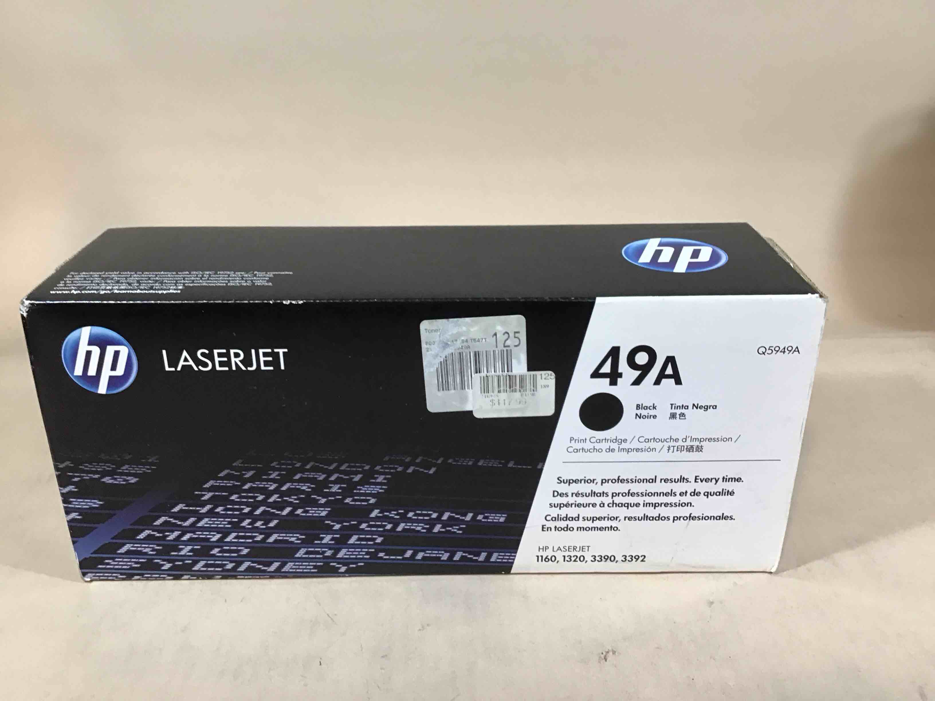 HP - 49A Standard Capacity - Black Toner Cartridge - Black