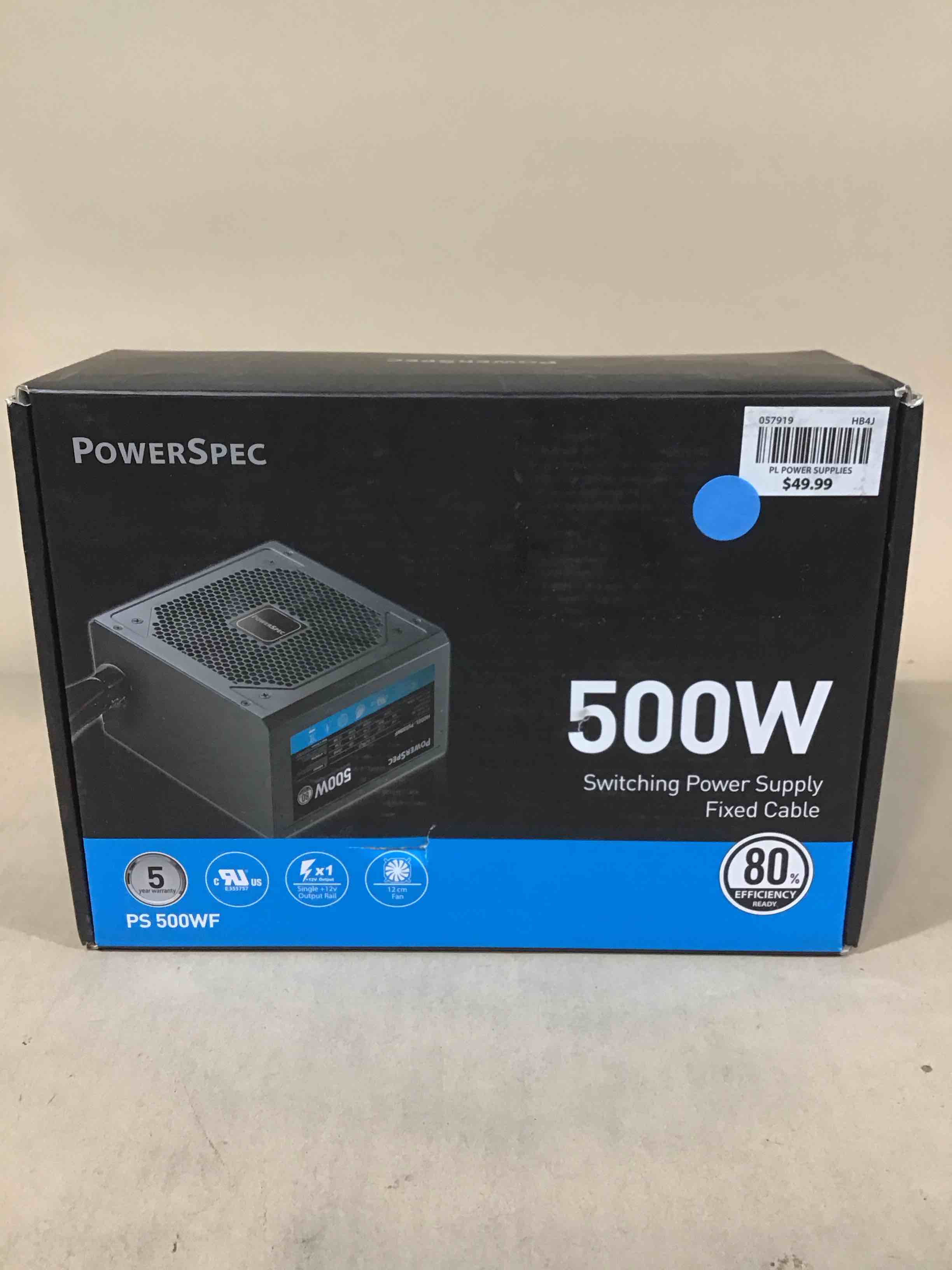 PowerSpec 500W Switching Power Supply 