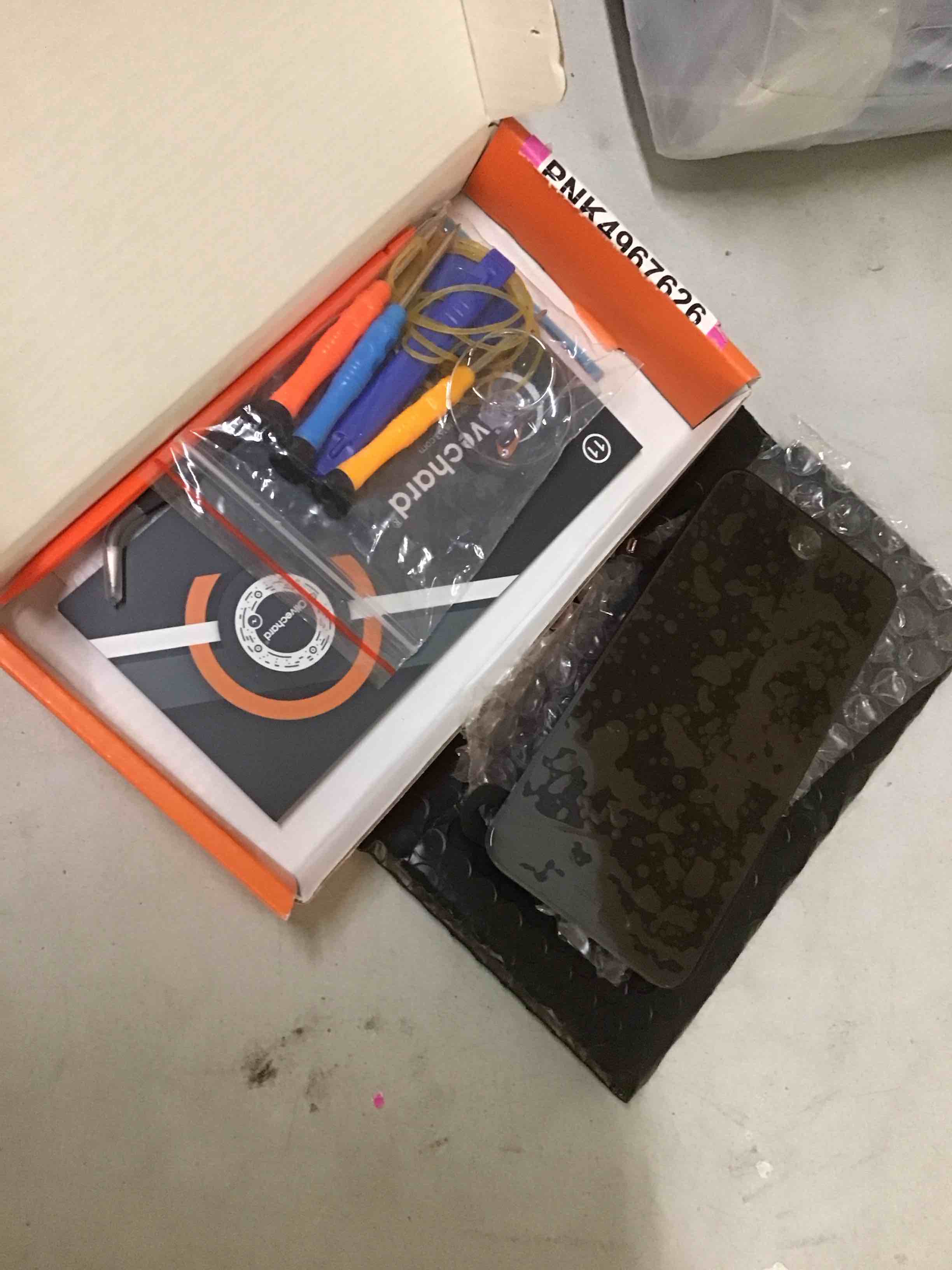 Condition photo showing Good Condition for oem lcd screen replacement for iphone se 2022 3rd gen 4.7" with touch digitizer, front camera, and speaker (a2783, a2595, a2785) repair kit