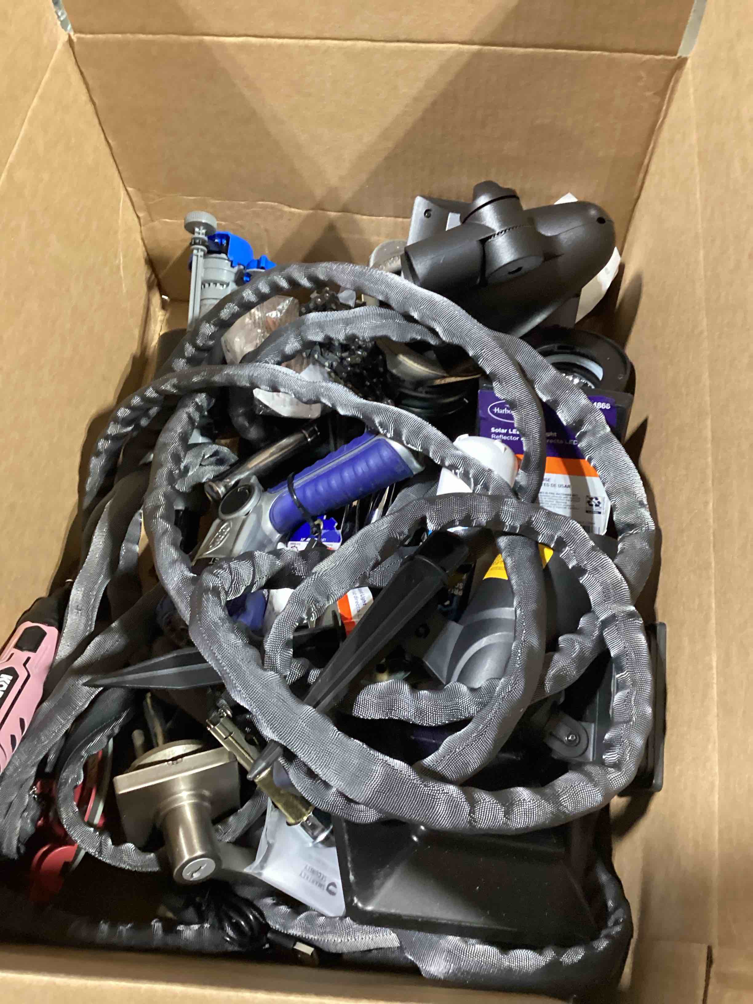 Condition photo showing As Is for misc warehouse tools