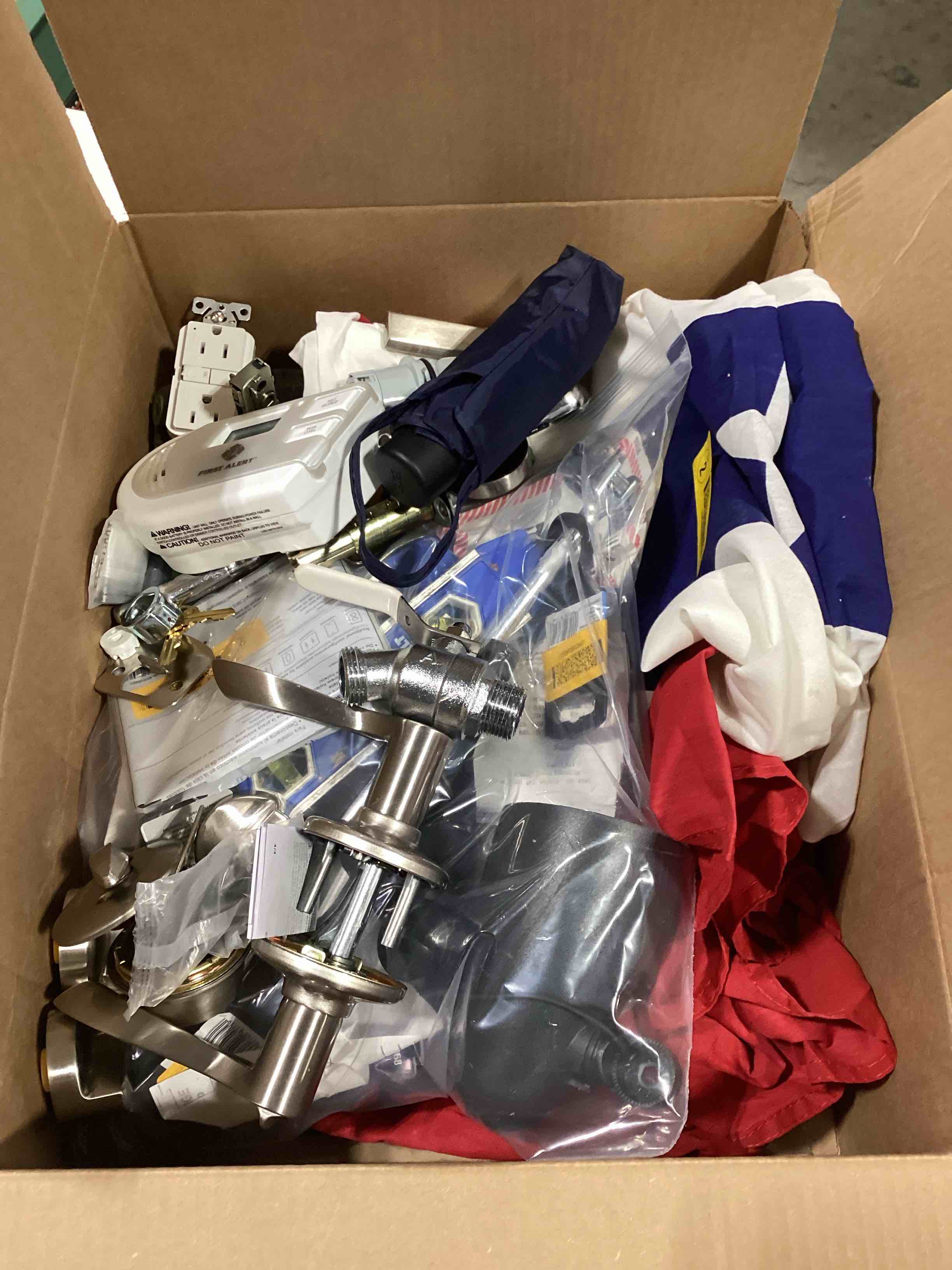 Condition photo showing As Is for misc warehouse tools
