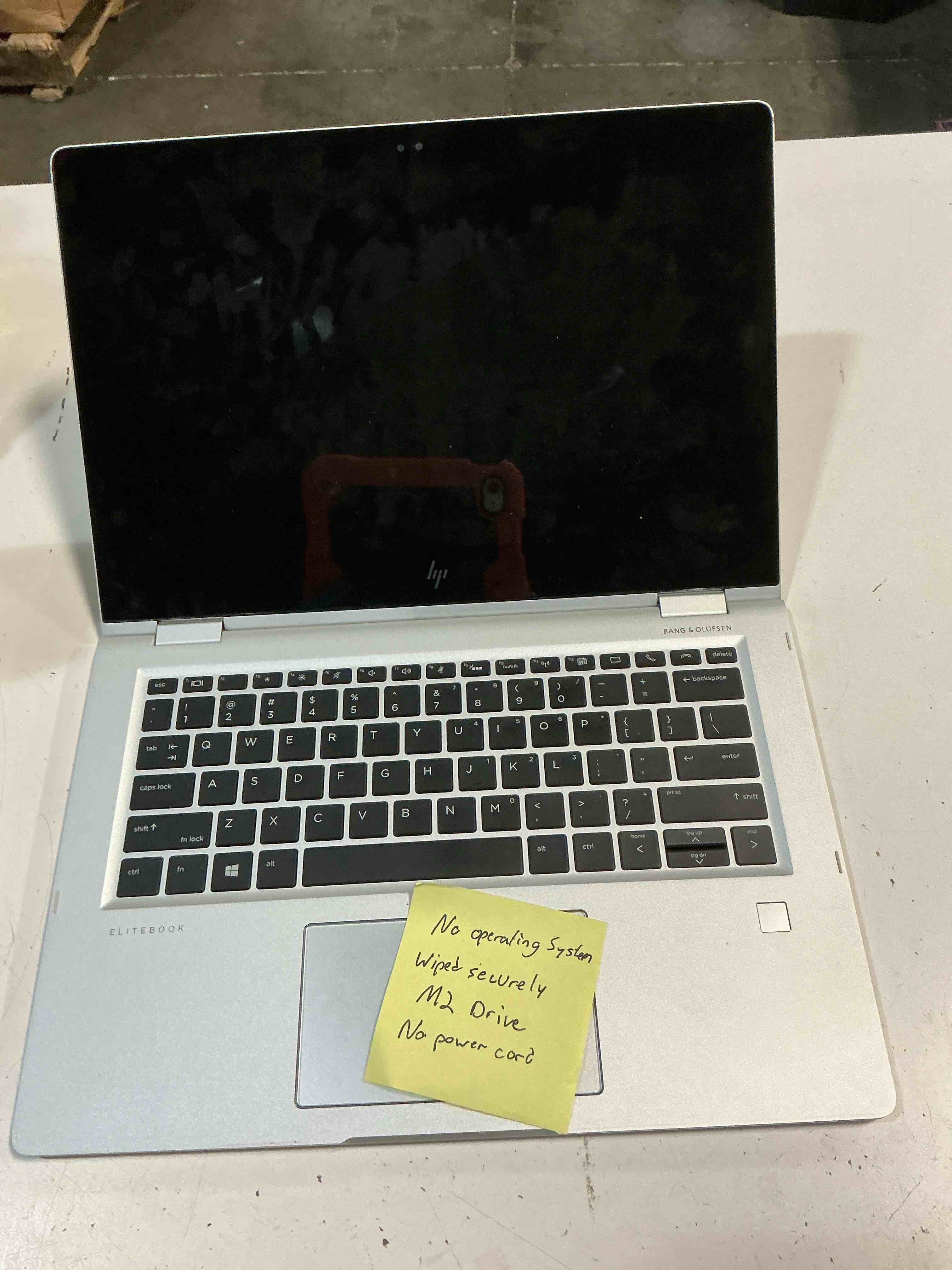 Condition photo showing As Is for hp elitebook hsn-i04c – screen touch intel core – i5 | 7th gen 8 gb ram