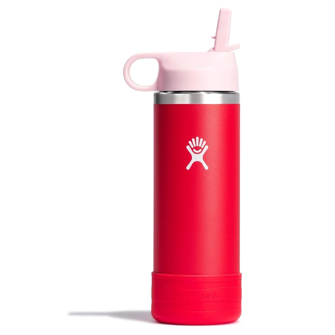 hydro flask 18 oz kids wide mouth straw cap and boot goji