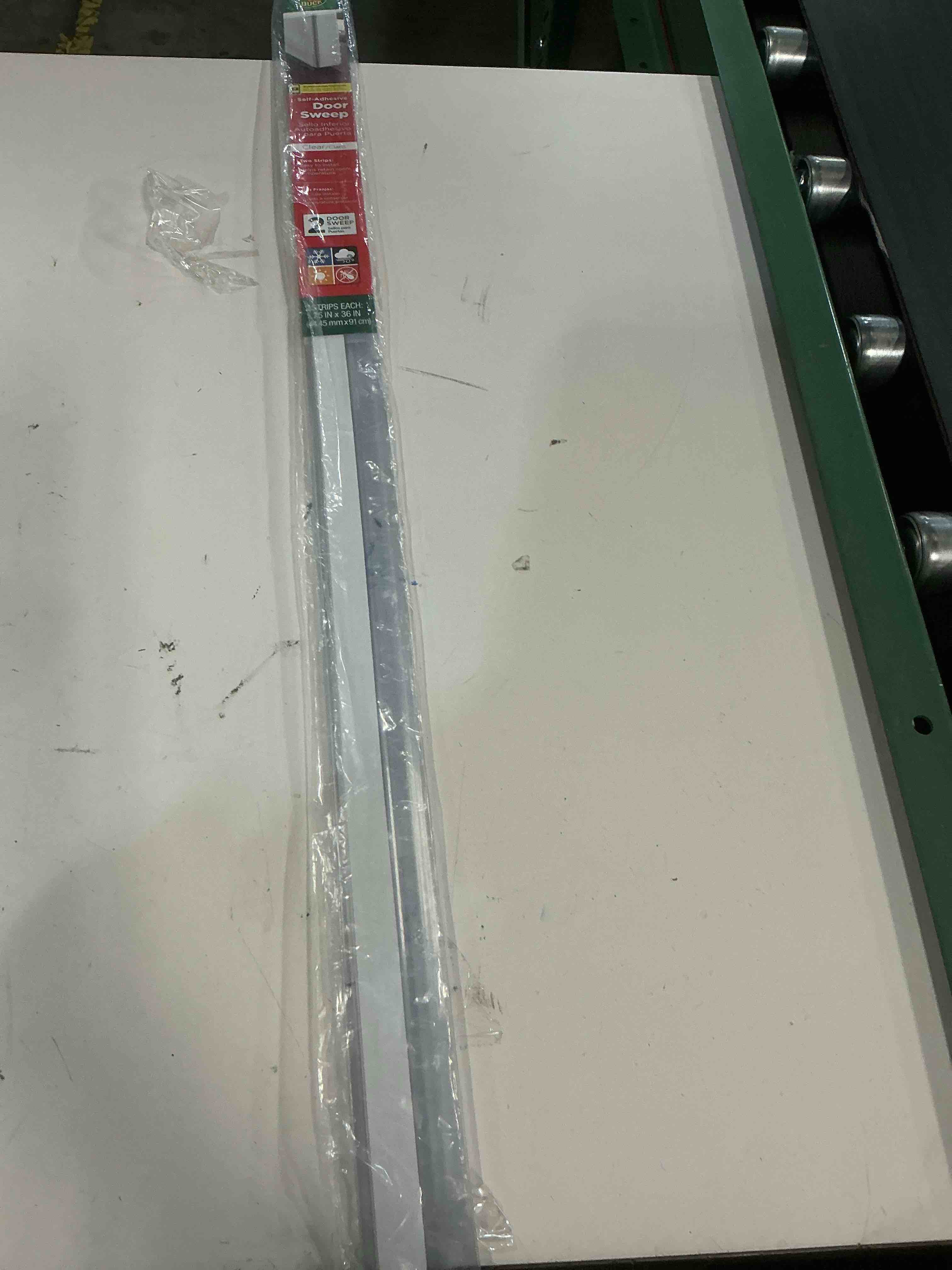Condition photo showing Good Condition for duck brand clear adhesive 1.75 x 36 door bottom weather stripping 3 pack