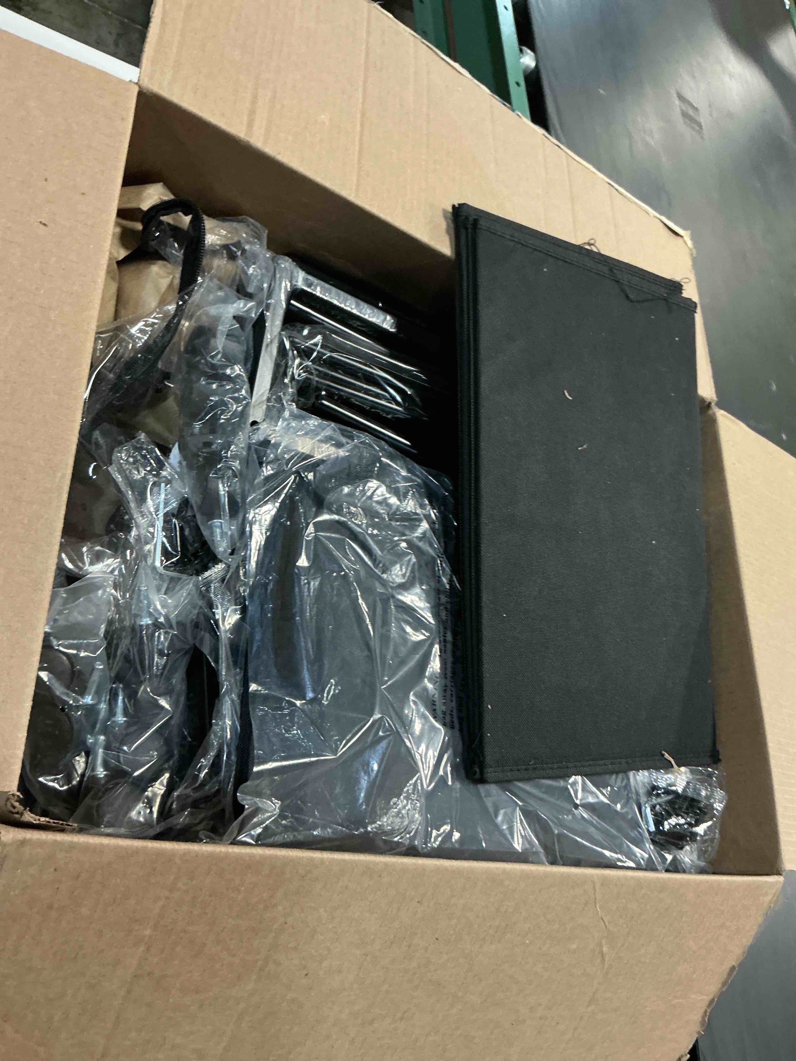 Condition photo showing As Is for yecaye 4 pack under bed storage with wheels, under bed storage containers with lids, large under bed rolling storage with clear window & label, rolling drawers for clothes, blankets, books black large(4pack)