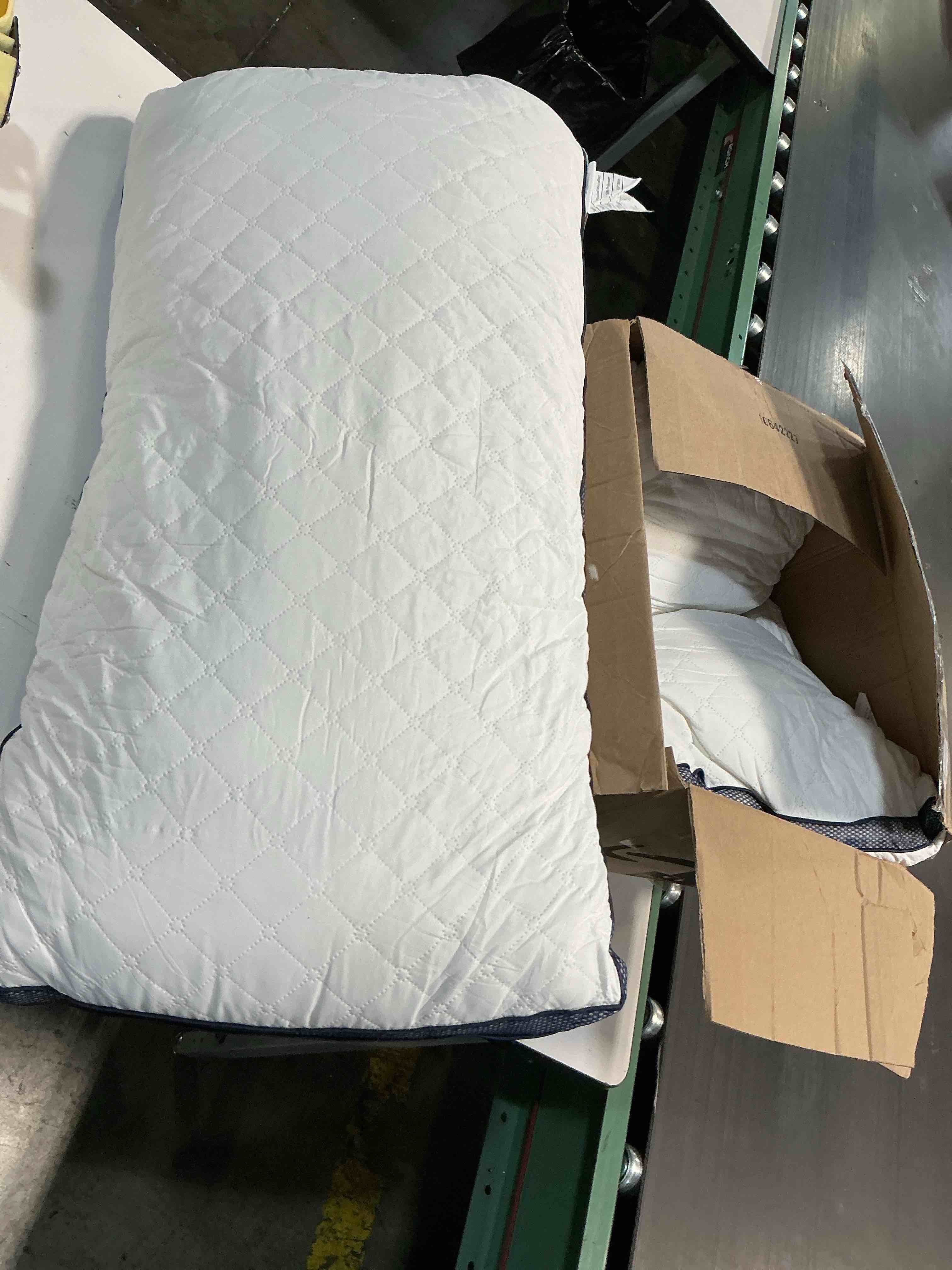 Condition photo showing As Is for meoflaw pillows for sleeping(2-pack), luxury hotel pillows king size set of 2,bed pillows for side and back sleeper (king) king (pack of 2)