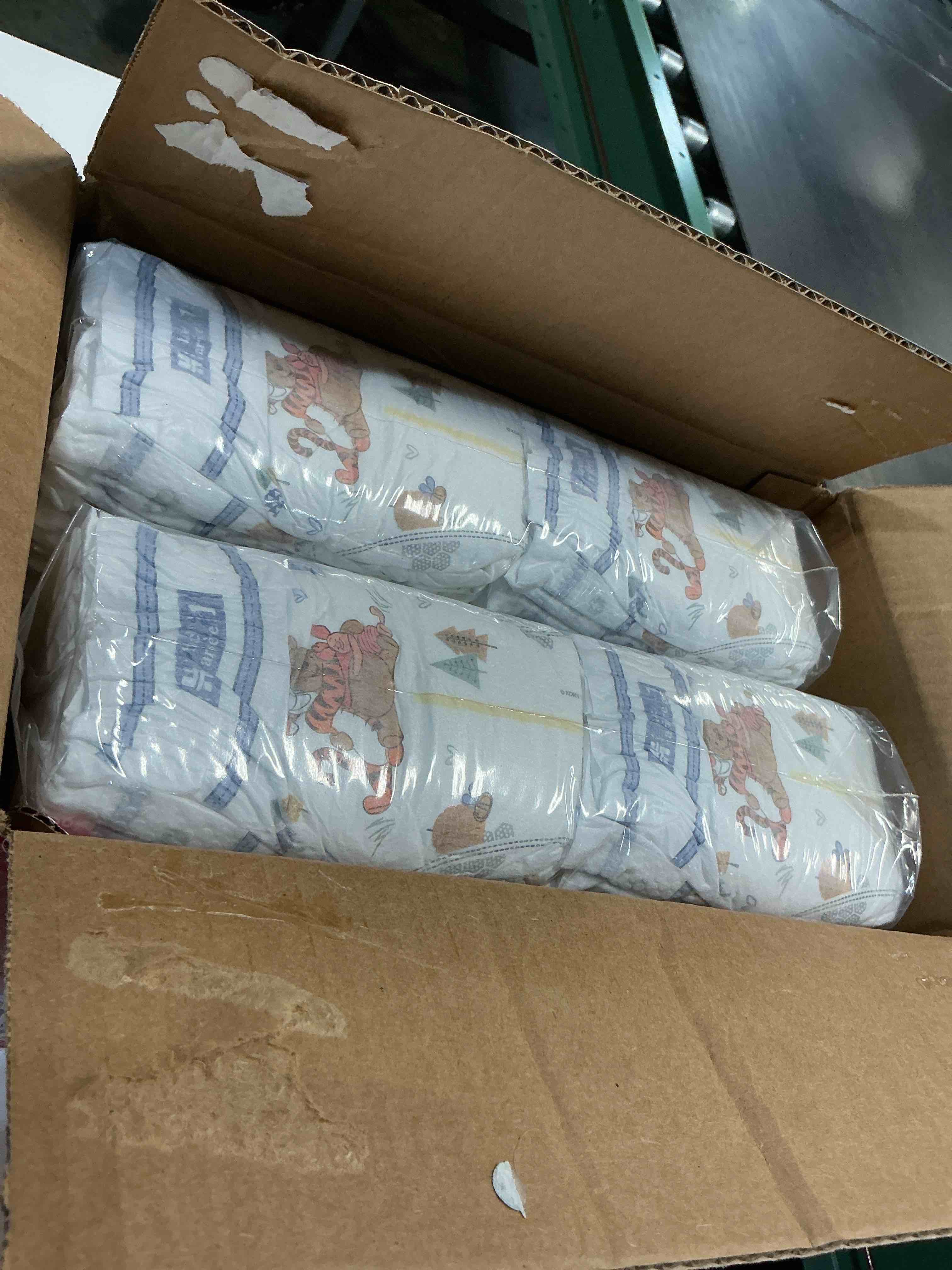 Condition photo showing New/Like New for huggies little snugglers diapers - size 1 - 96ct