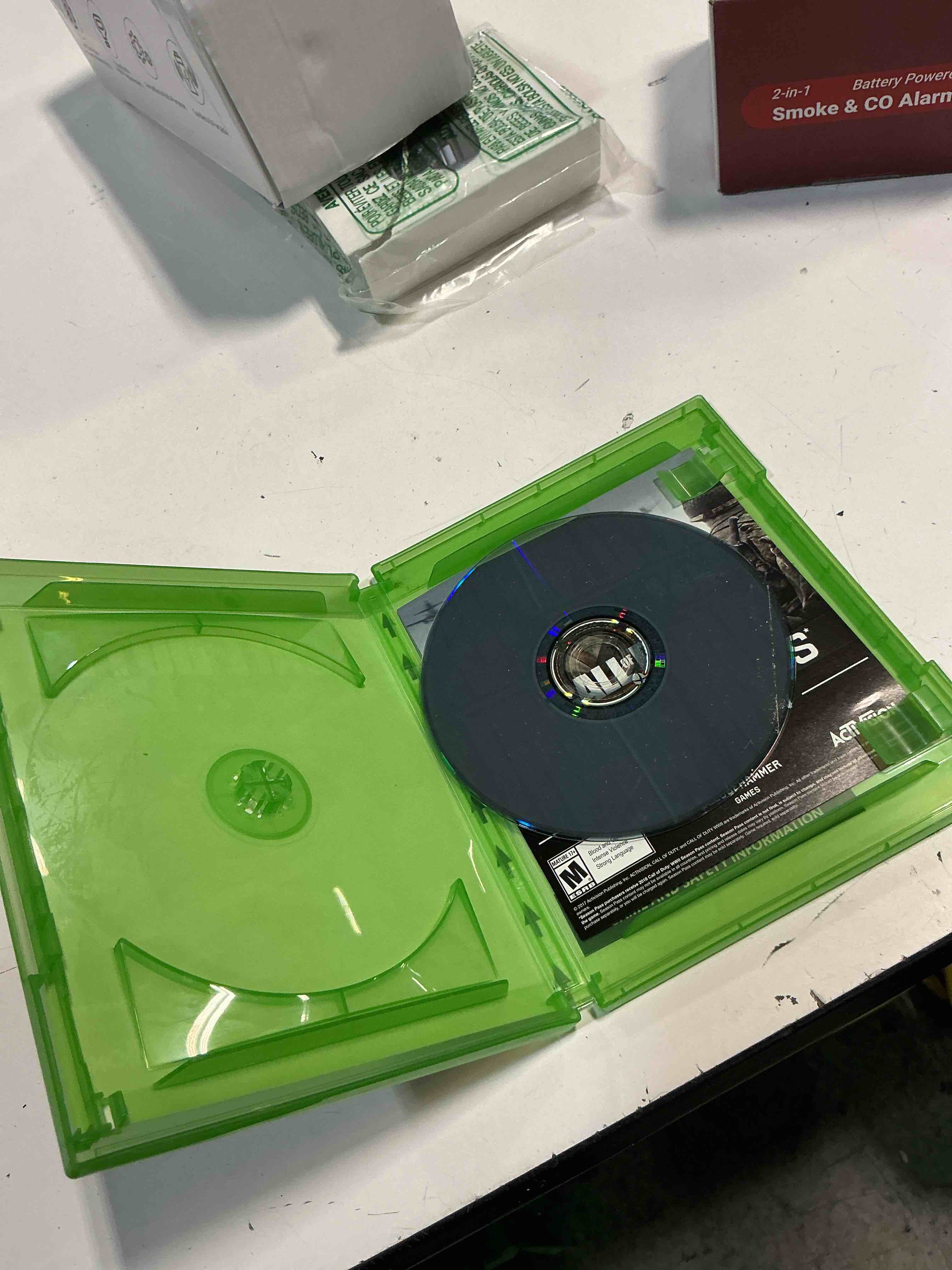 Condition photo showing As Is for call of duty: wwii (xbox one) xbox one standard edition