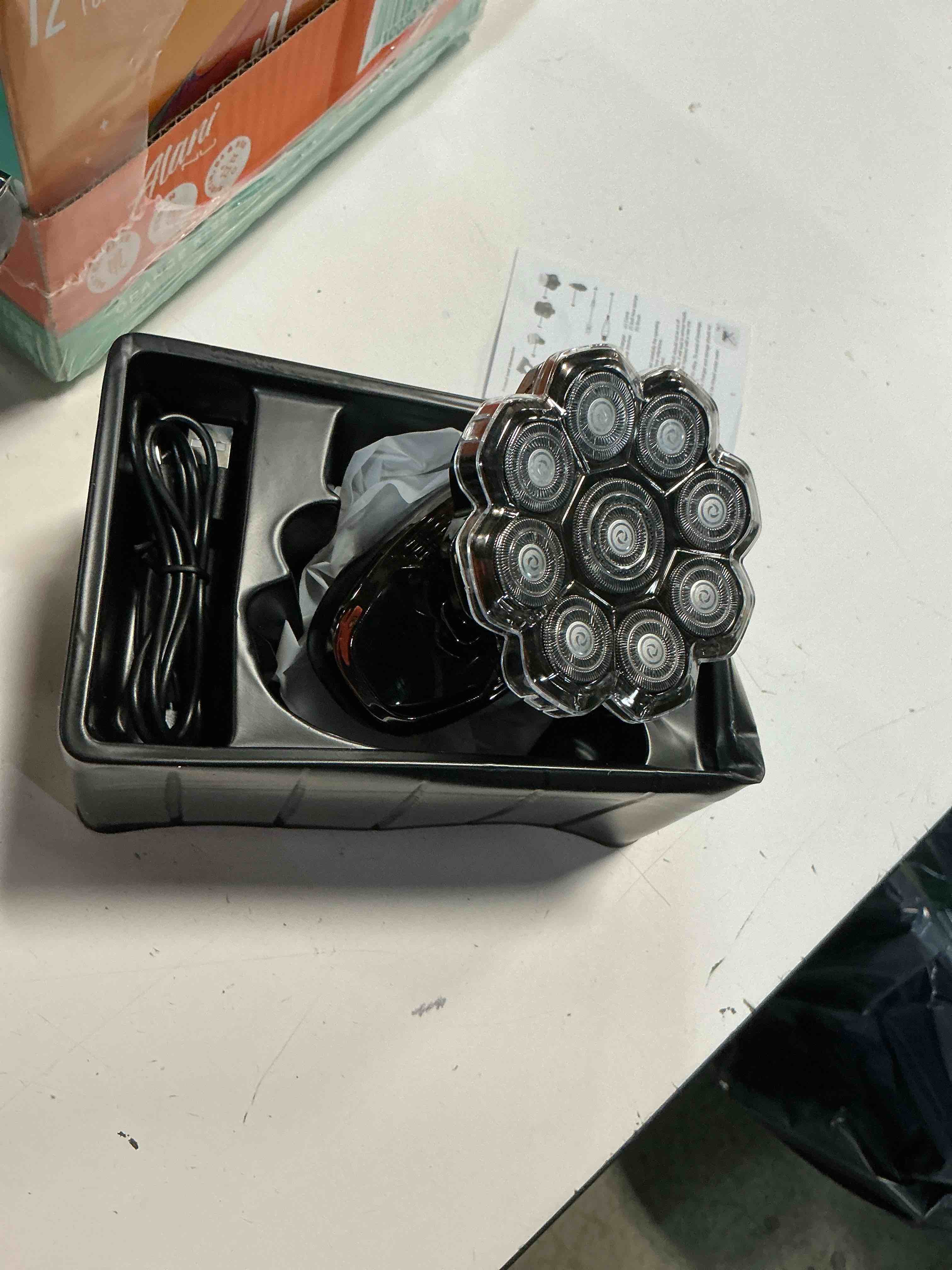 Condition photo showing New/Like New for electric razor for men,head shavers for bald men,electric shavers for men with wet & dry bald head shaver 9d floating, 5-in-1 body shavers comes with magnetic detachable blades