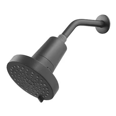 100+ bought last week allen + roth lillian 4 -spray matte black 6-in round filtered shower head 1.8 gpm
