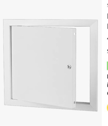 lockable steel access panel door reinforced metal access panel - drywall ceiling/attic door - solves