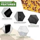 Beeveer 2 Pcs 32 x76'' Winter Bee Hive Wrap for 8 and 10 Frame Hives Adjustable Beehive Insulation W