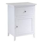 winsome eugene accent table, classic small bedside table for bedroom, sturdy nightstand with storage, convenient furniture for couch side, living room, entryway