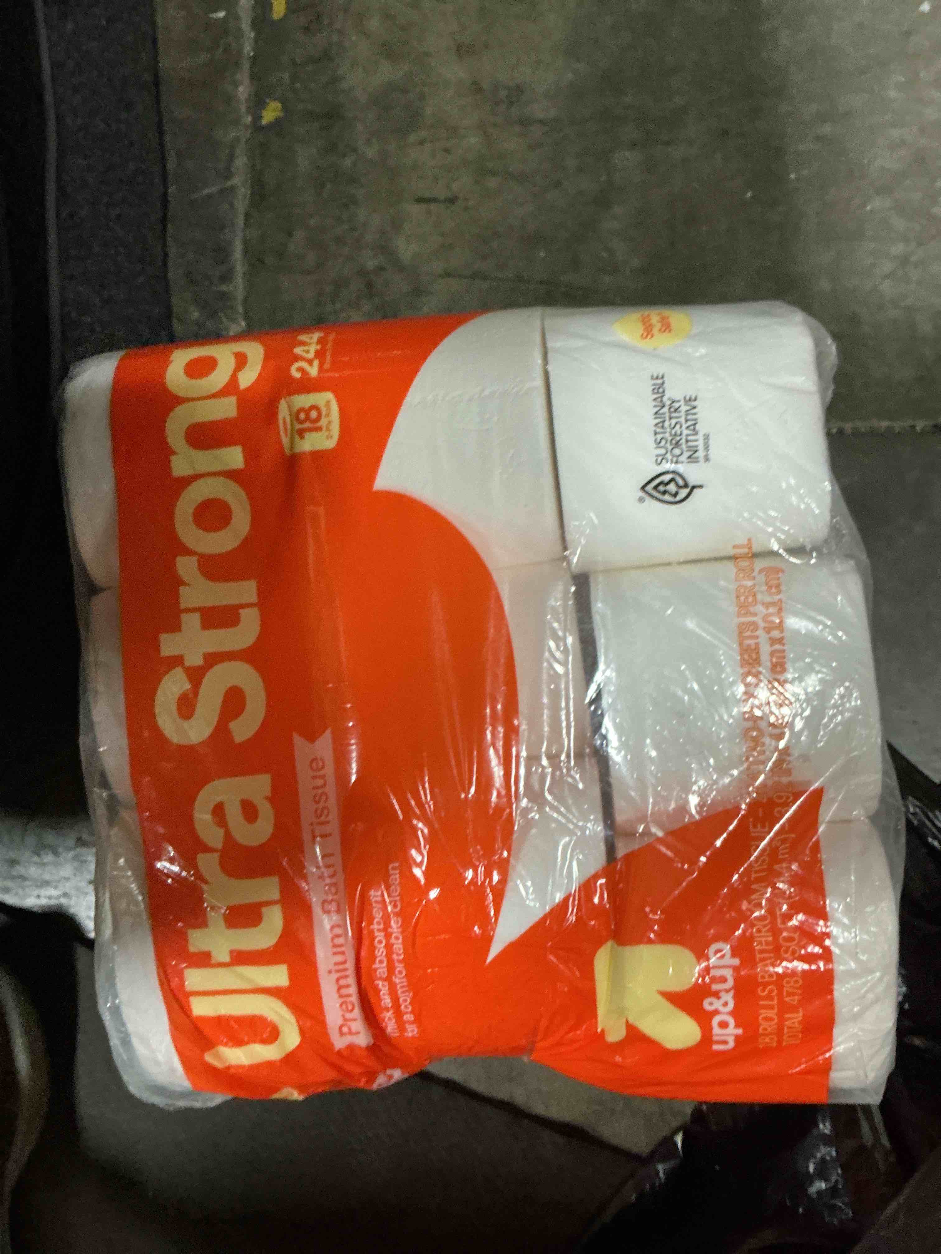 Condition photo showing New/Like New for premium ultra strong toilet paper - 18 rolls - up&up™