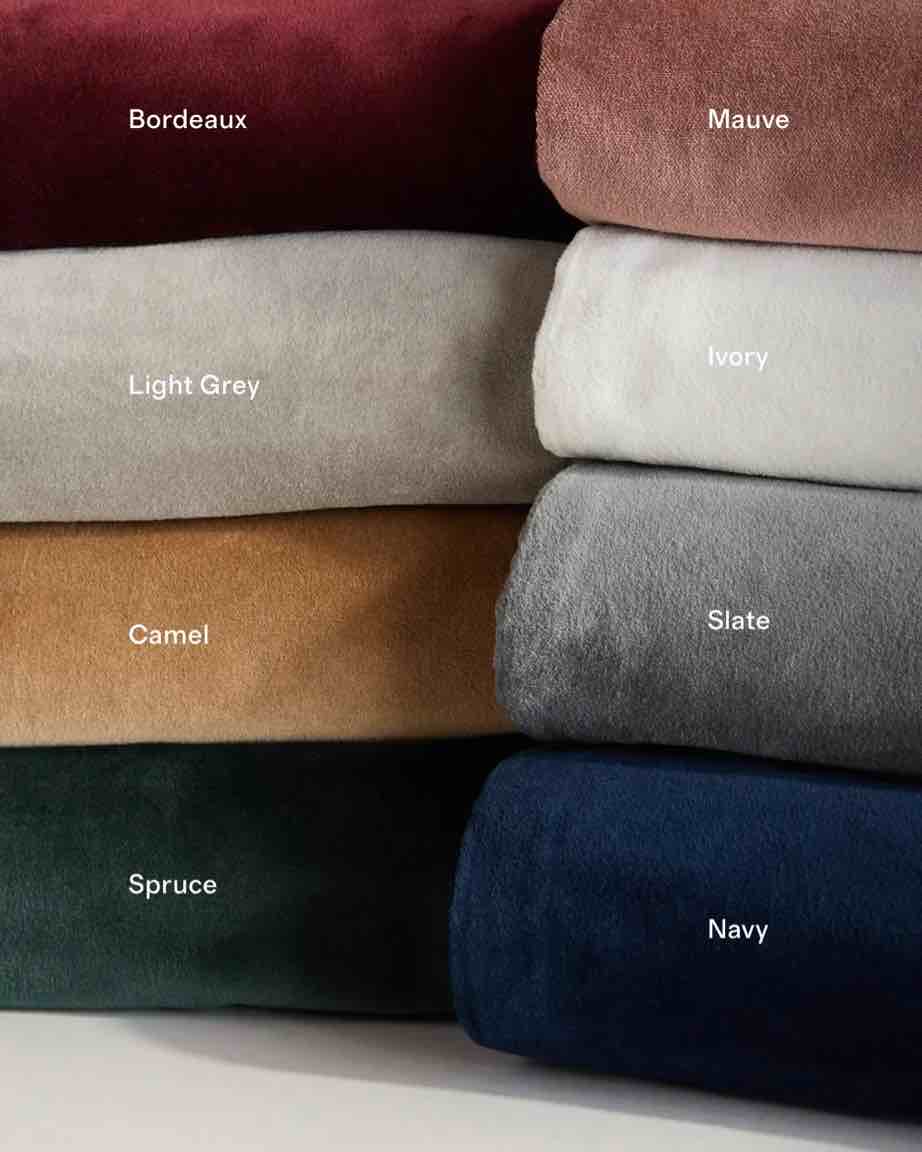 Cotton Velvet Curtain - Single Panel, Camel, 48”x108”