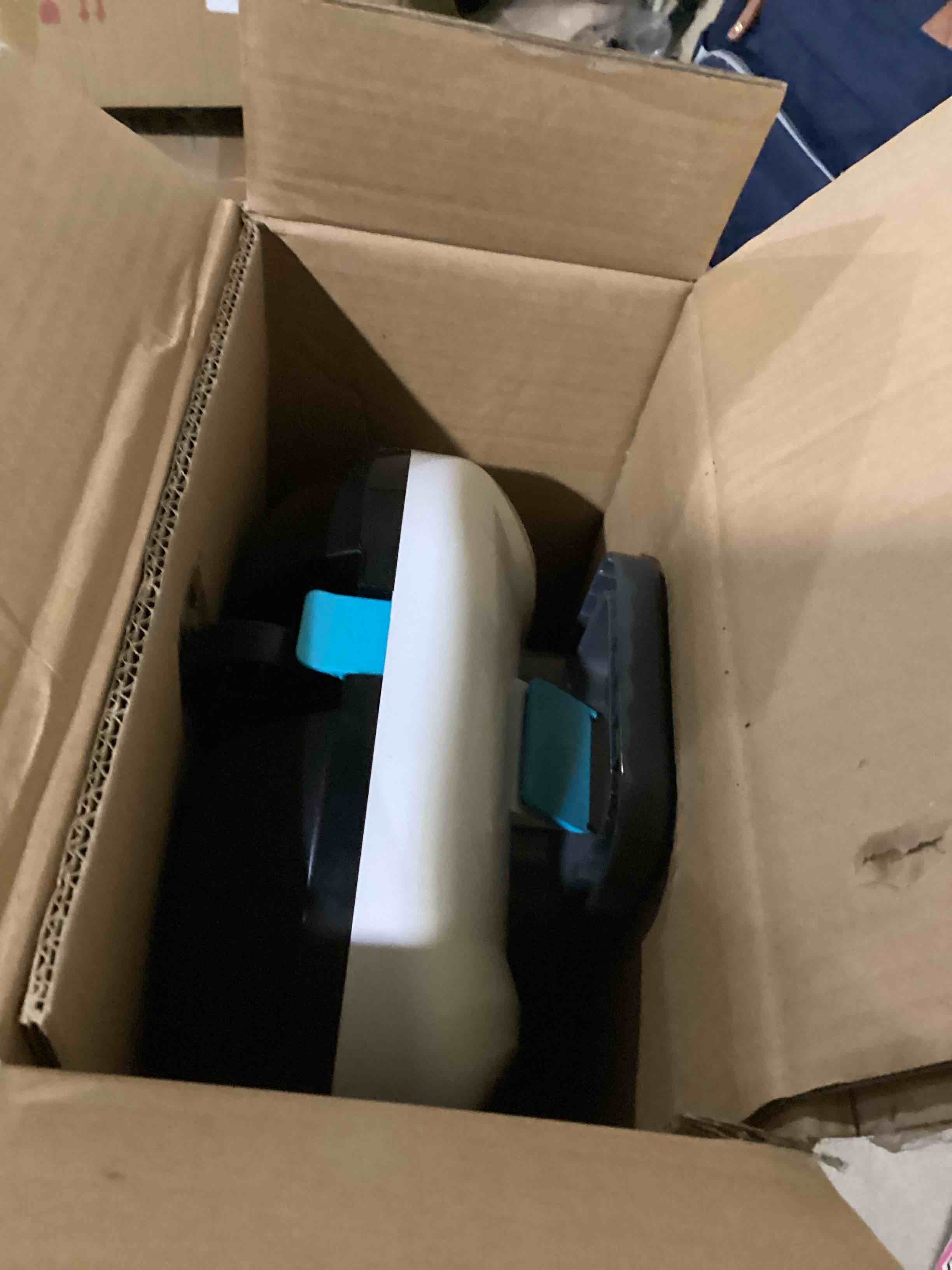 Condition photo showing Good Condition for starrybot cordless robotic pool cleaner with dual high-efficiency motors delivers strong suction, smart self-parking,smart led indicator,pool vacuum for above-ground flat pool up to 900 sq.ft(white)