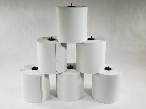 white paper towels rolls