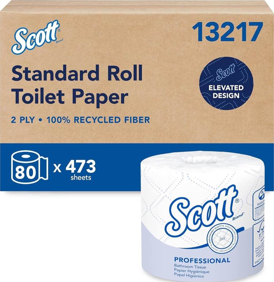 Scott toilet appear 80 rolls