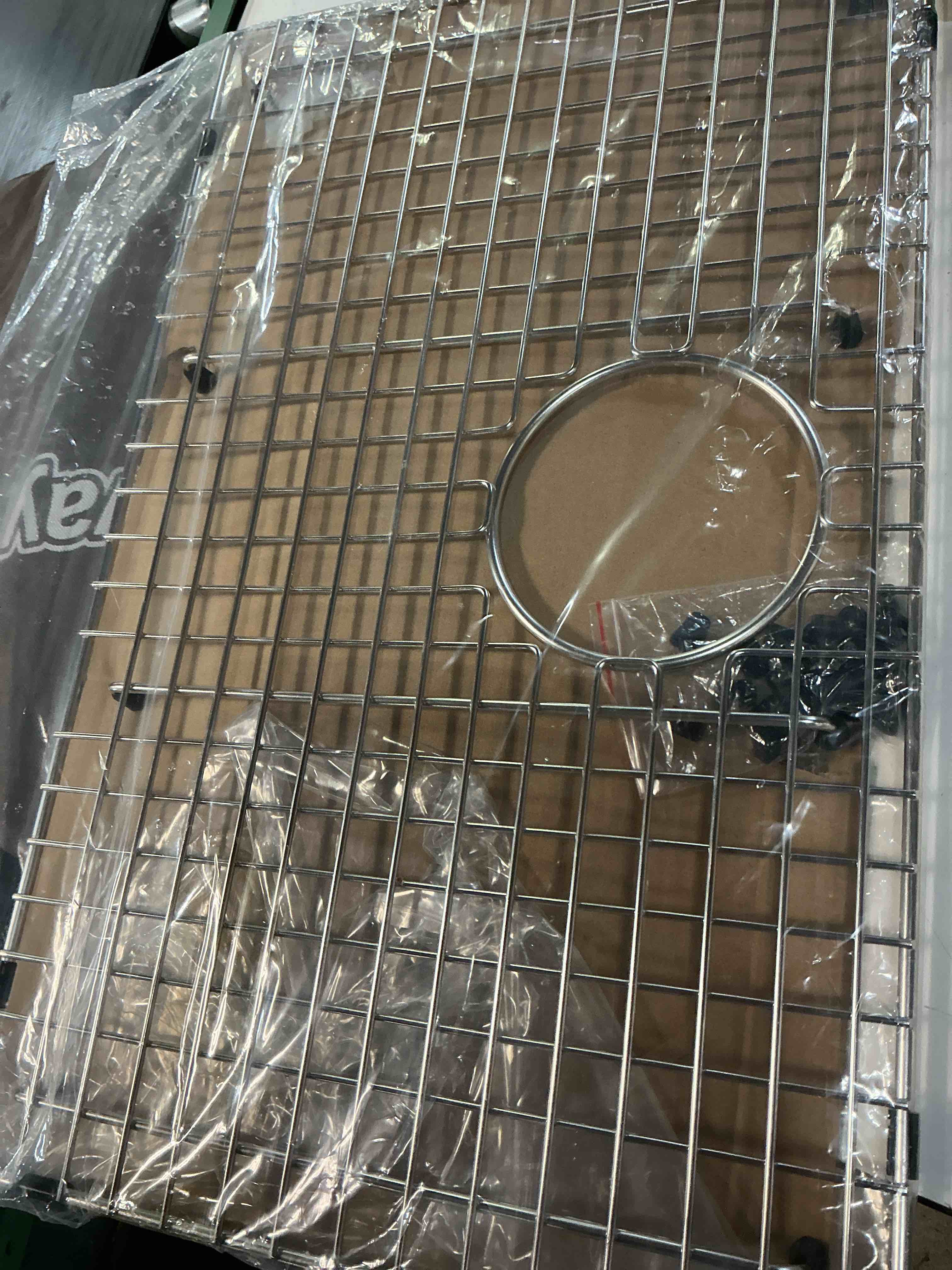 Condition photo showing Good Condition for serene valley svh2315c sink bottom protection grid 23" x 14-1/2" rear drain new