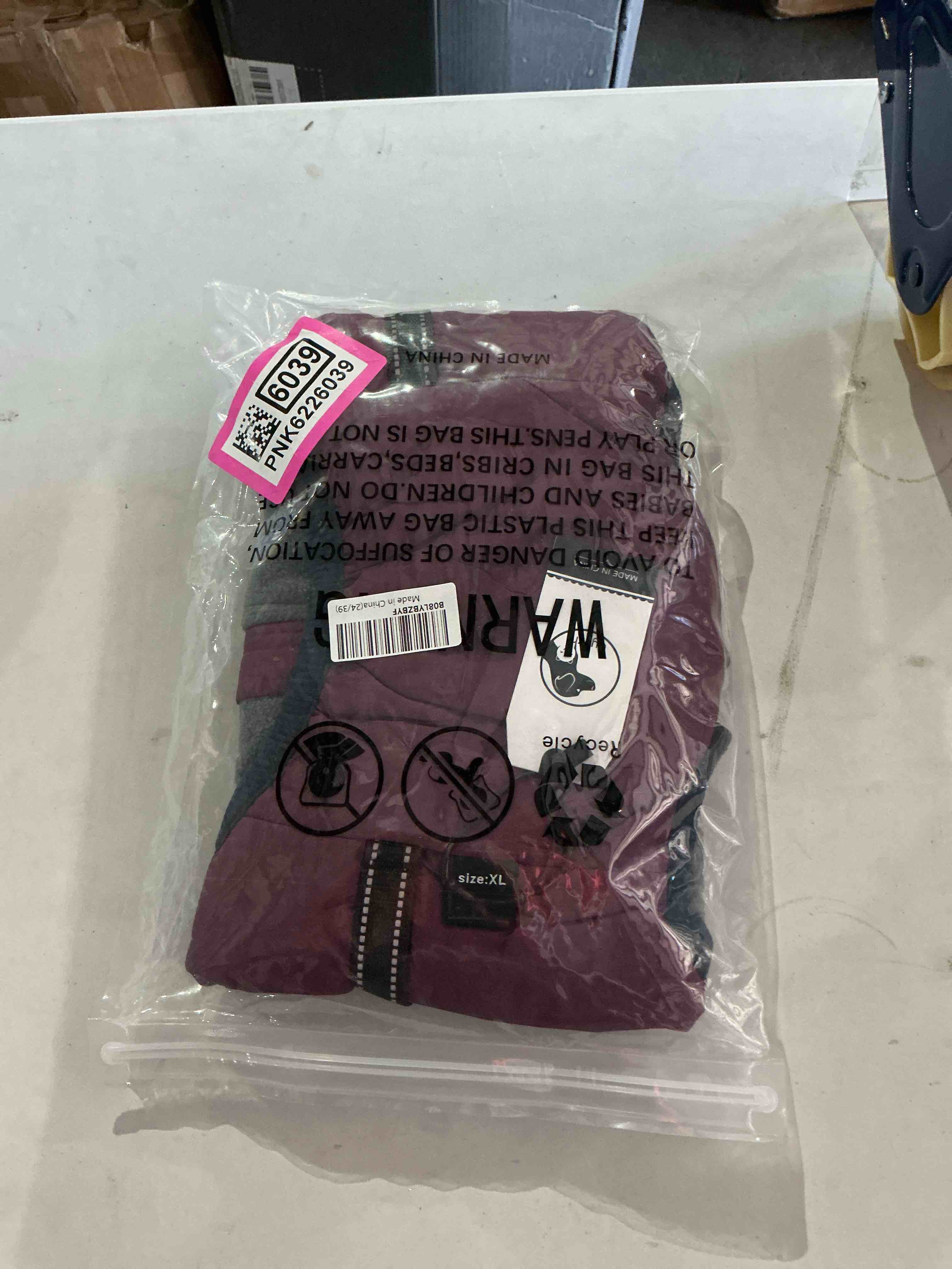 Condition photo showing New/Like New for gyuzh dog coat with harness puppy coats small dog harness jacket winter waterproof jackets for smal medium large dogs