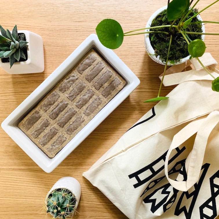 Condition photo showing New/Like New for hamama ceramic microgreen grow tray white indoor garden planter reusable 12.5"