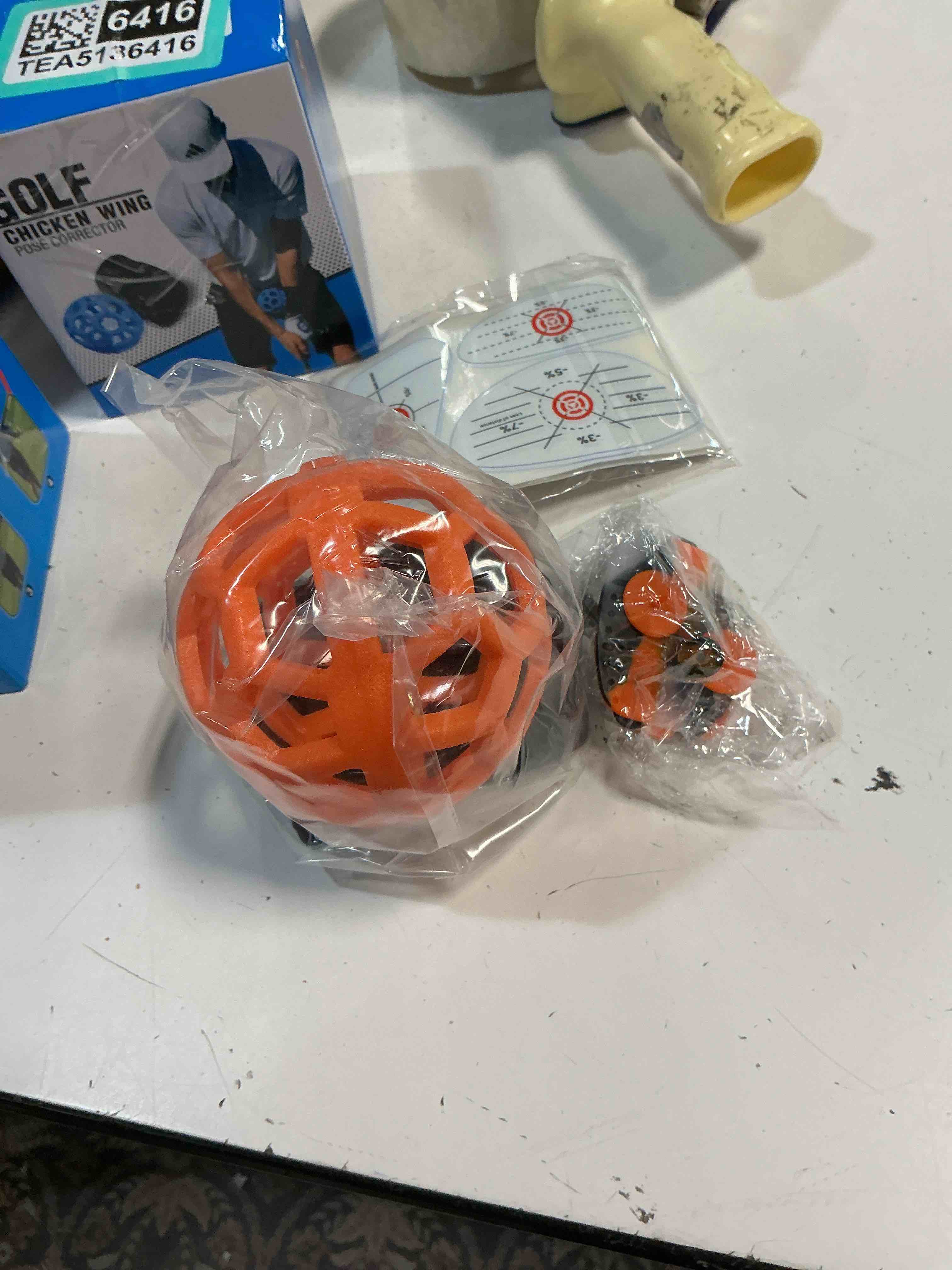 Condition photo showing Good Condition for calandis™ golf swing trainer wrist band golf trainer ball for golfers adults beginners orange | swing trainers | golf training aids | golf