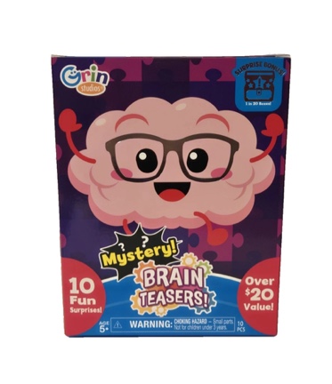 Grin Studios Mystery! Brain Teasers New 10 Brain Teasing Surprises