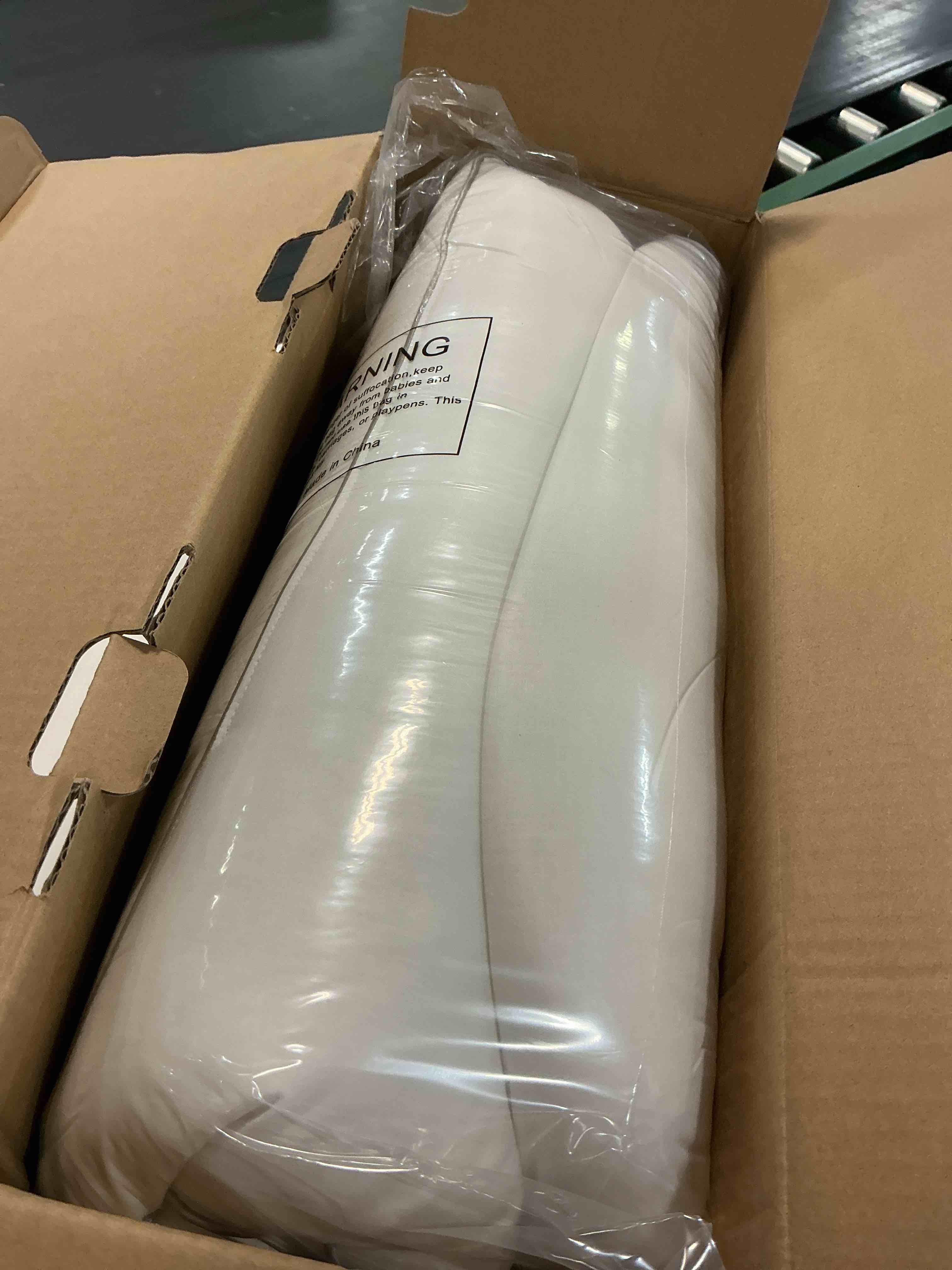 Condition photo showing Good Condition for pacific coast bed pillow, luxury hotel goose feather and down firm pillow for sleeping with 100% cotton shell, soft and supportive queen