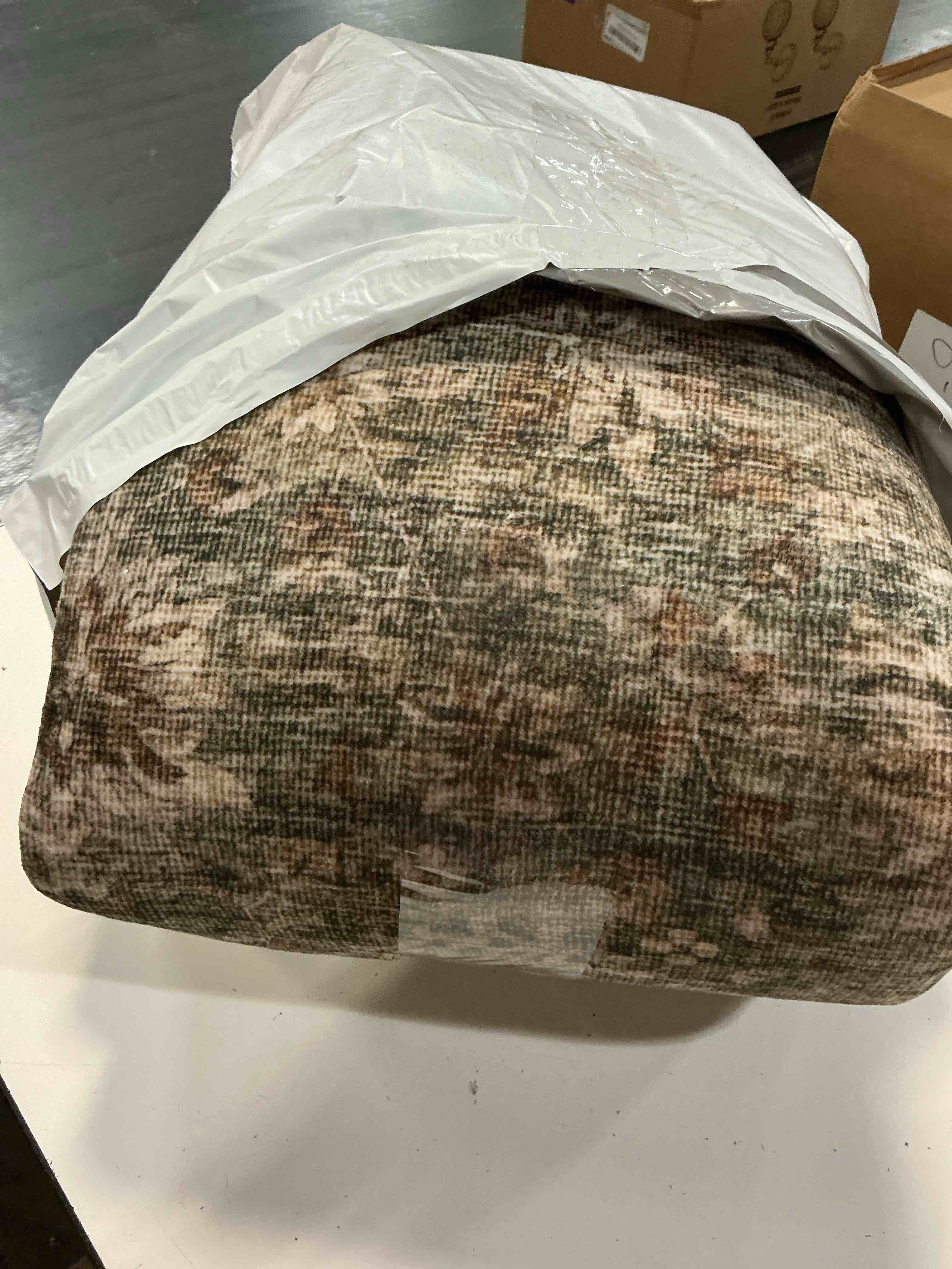 Condition photo showing As Is for berthmeer 6x9area rugs for living room bedroom office dining room farmhouse vintage non slip oriental traditional distressed large rugs carpets gradient brown