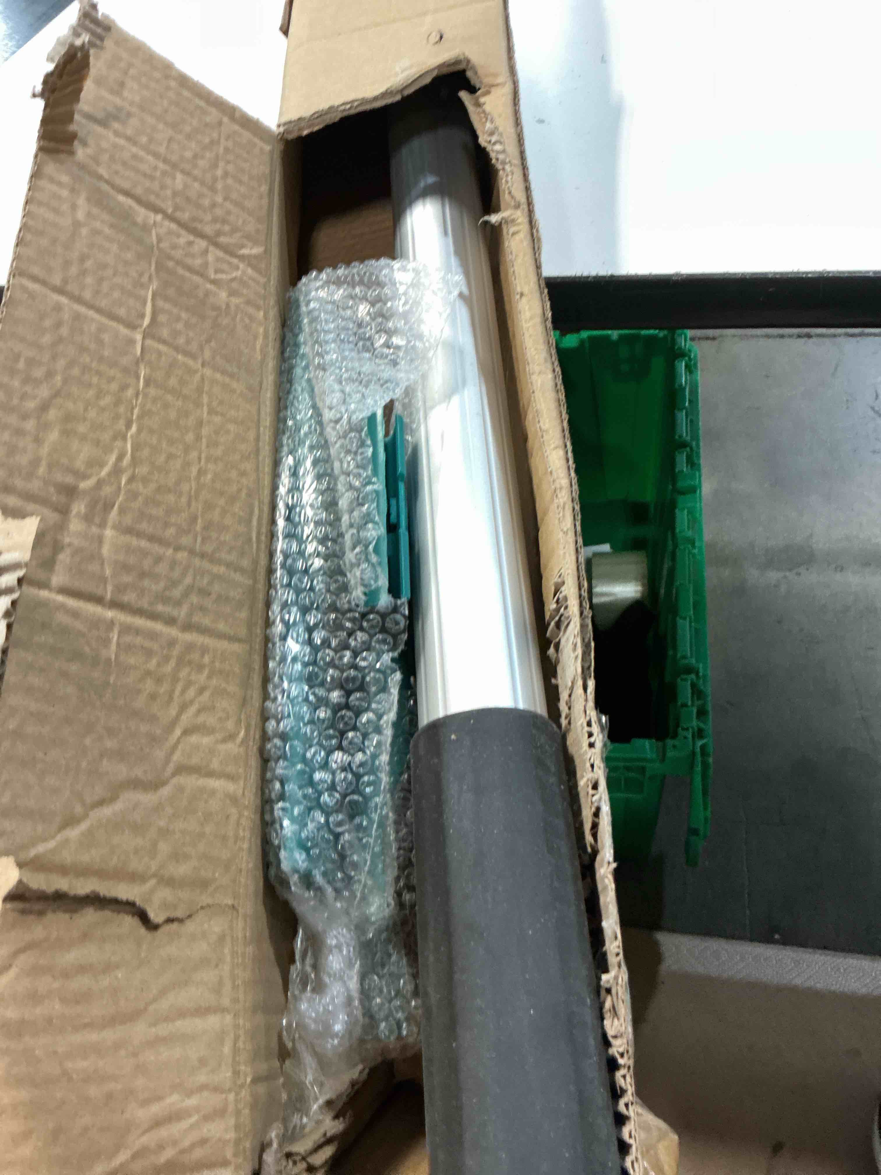 Condition photo showing Good Condition for ( different colors)16ft reach telescopic extension pole, 3-12ft paint roller extension pole with flip-lock design, aluminum alloy threaded head for painting cleaning dusting & window washing tools