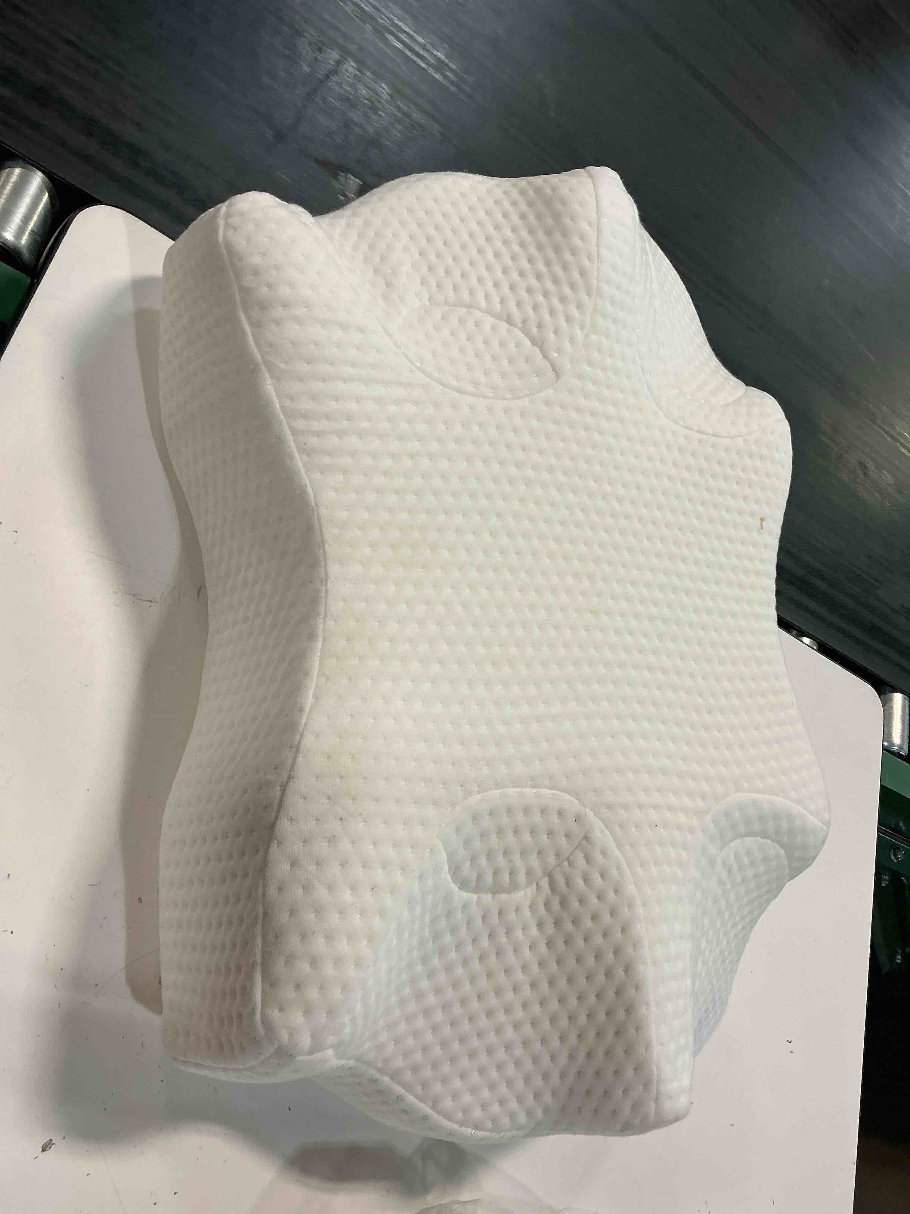 Condition photo showing As Is for lunderg comfort pillowcase replacement for our memory foam cpap pillow | premium comfort fabric - pillow not included