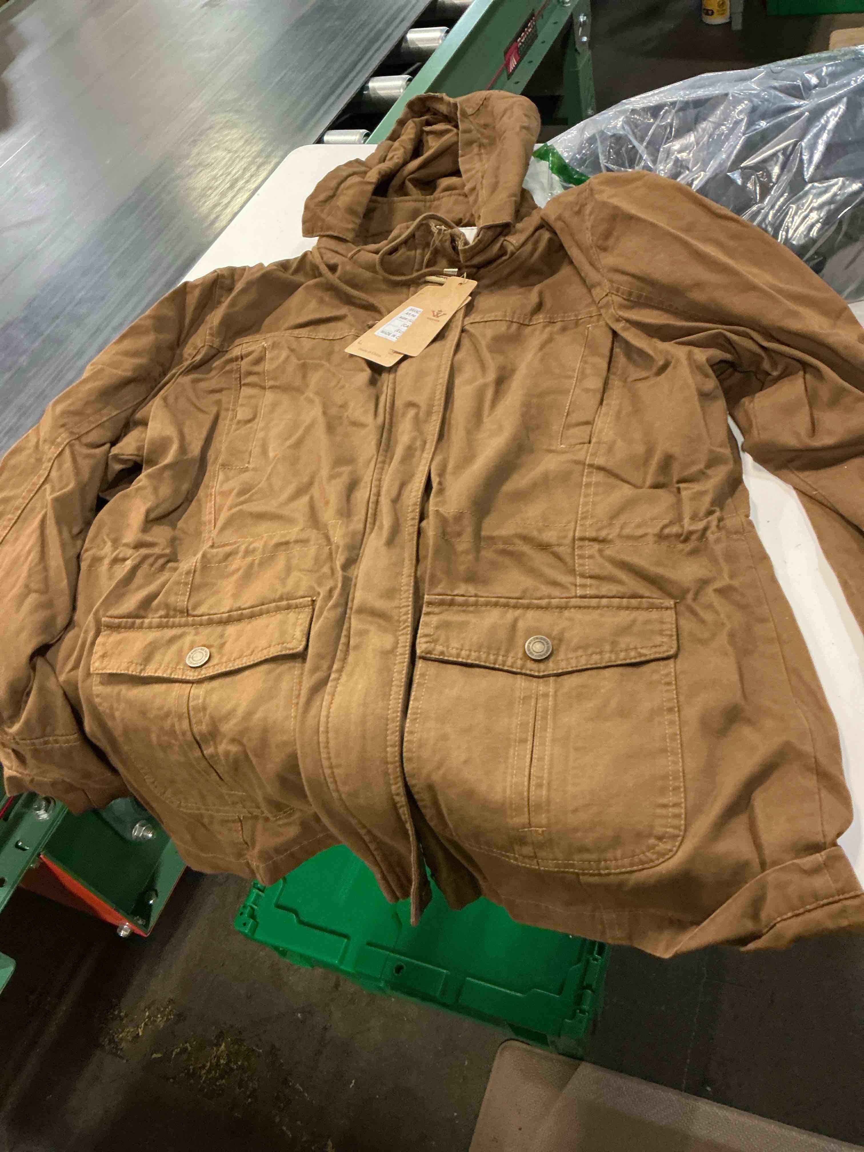 Condition photo showing Good Condition for wenven women's winter thicken cotton coat warm parka jacket with hood | removable hood windproof warm size xl