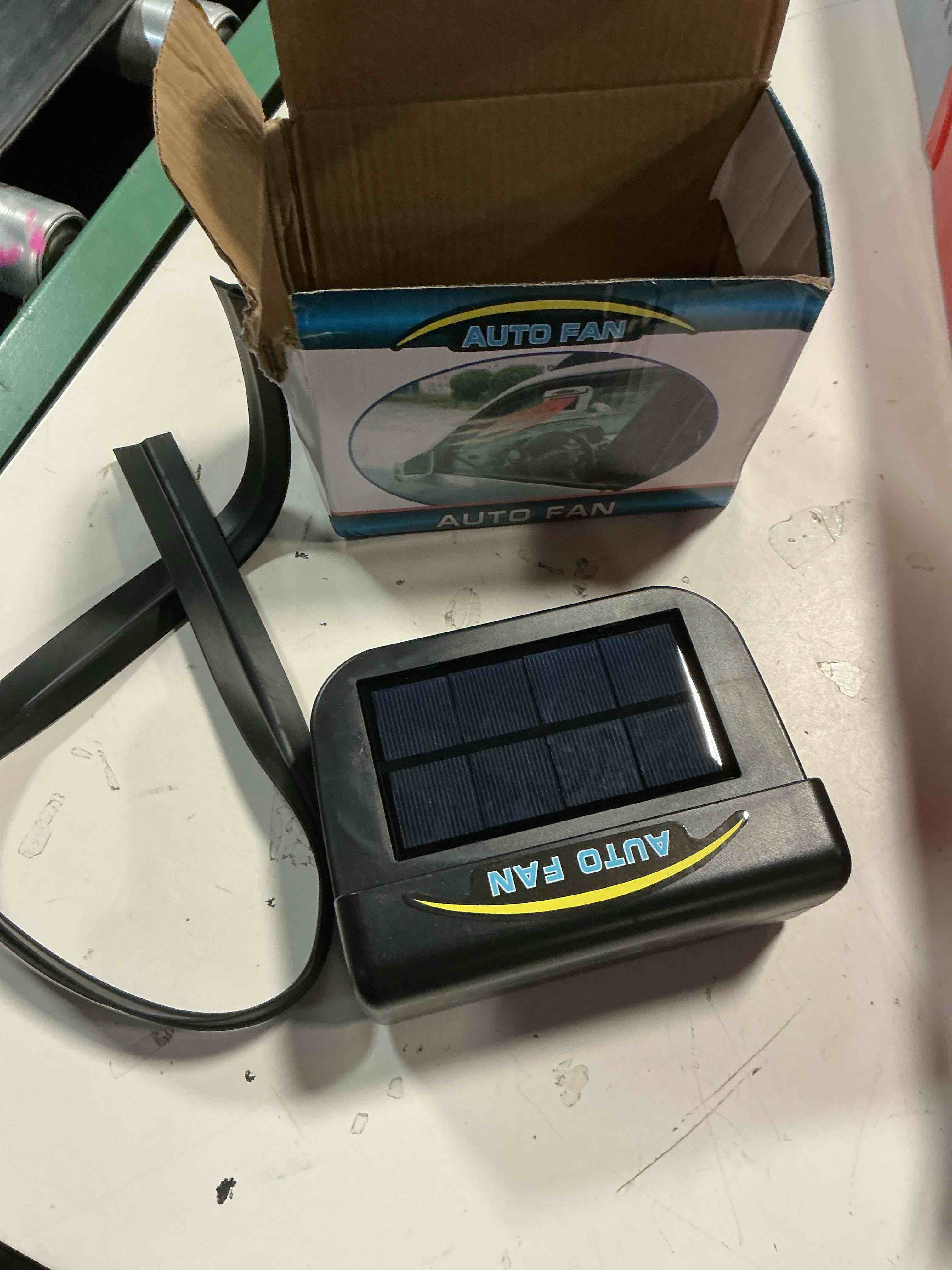 Condition photo showing Good Condition for auto air vent cooling fan car window windshield cooler radiator solar powered