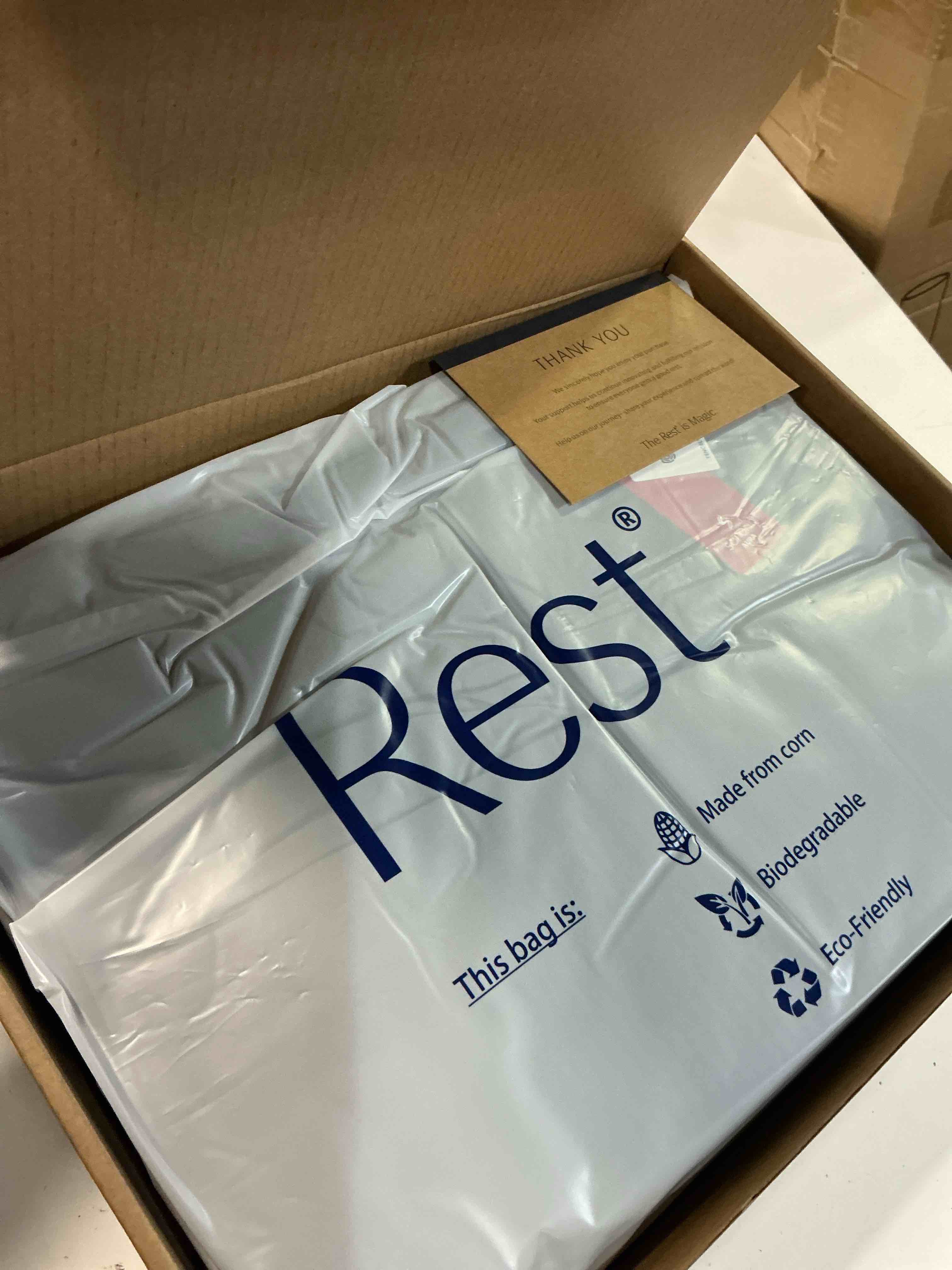 Condition photo showing New/Like New for rest® evercool® cooling comforter, twin/twin xl, blanket for hot sleepers, all season bedding to keep cool for night sweats, breathable lightweight blanket, 68"x90" inches, cool gray cool gray twin / twin xl (68"x90")