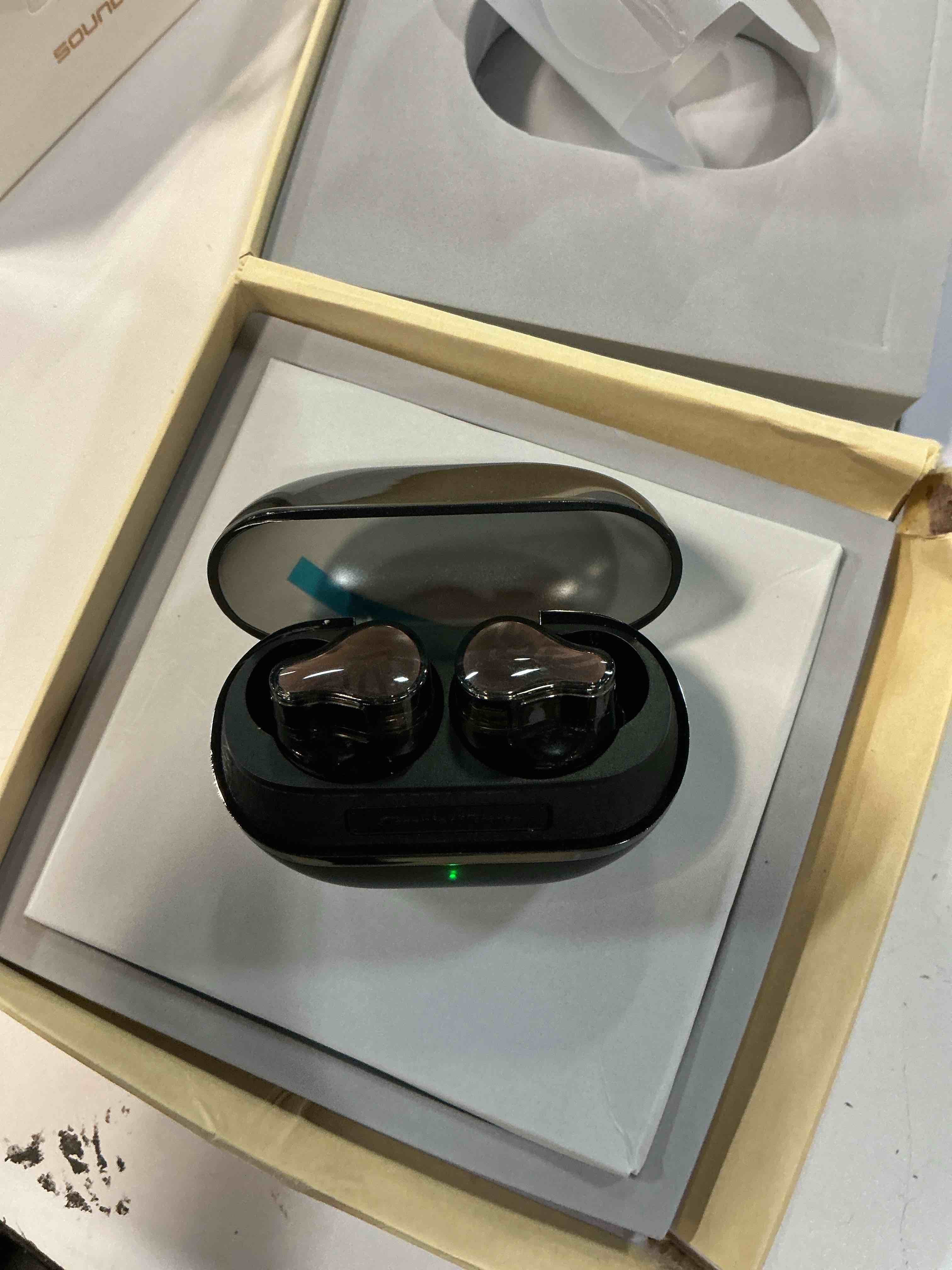 Condition photo showing Good Condition for soundpeats h3 wireless headphones, triple driver ldac aptx lossless, 55db | 55db hybrid anc, 6mic ai enc, bluetooth 5.4, ipx5 waterproof, fast charging 10min=2hrs, multipoint connection, app eq, ti bk