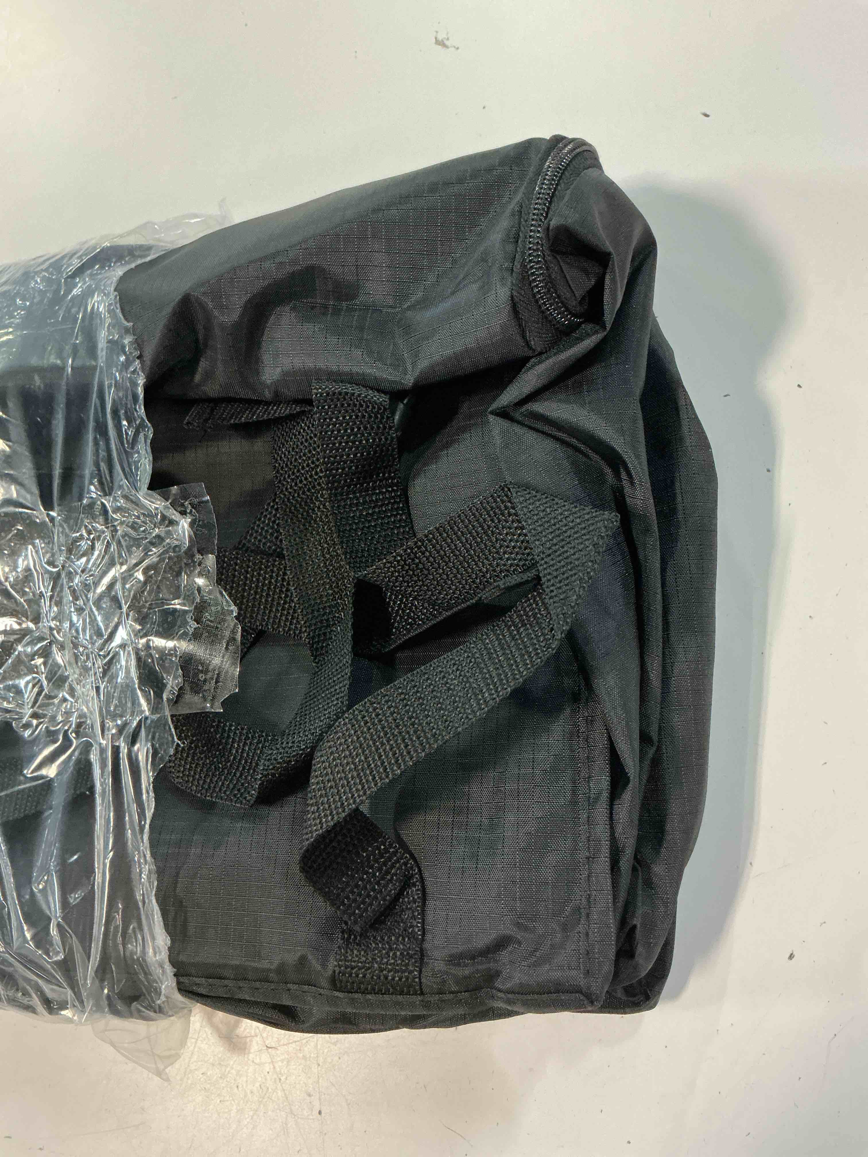 Condition photo showing Good Condition for hanging packing cubes portable closet 3-shelf travel collapsible compression garment organizer for carry-on luggage suitcase