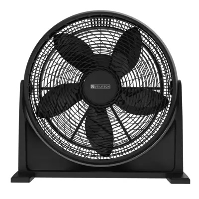 600+ bought last week Utilitech 20-in 120-Volt 3-Speed High Velocity Indoor Black Floor Fan Item