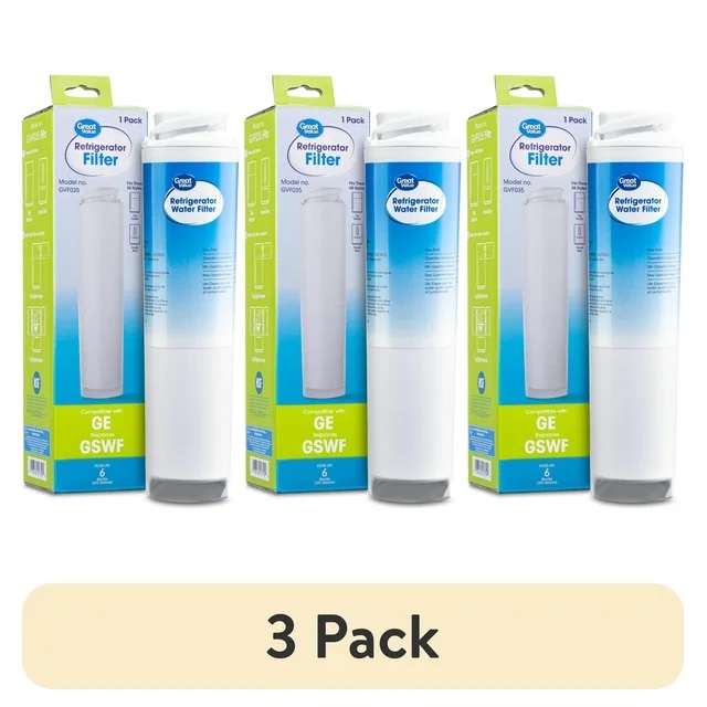      thumbnail image 1 of (3 pack) Great Value GE GSWF, 100749-C, 100810/A, 238C2334P001, Kenmore 46-9914 Refrigerator Water Filter Replacement, 1 Pack, 1 of 8  thumbnail image 2 of (3 pack) Great Value GE GSWF, 100749-C, 100810/A, 238C2334P001, Kenmore 46-9914 Refrigerator Water Filter Replacement, 1 Pack, 2 of 8  thumbnail image 3 of (3 pack) Great Value GE GSWF, 100749-C, 100810/A, 238C2334P001, Kenmore 46-9914 Refrigerator Water Filter Replacement, 1 Pack, 3 of 8  thumbnail image 4 of (3 pack) Great Value GE GSWF, 100749-C, 100810/A, 238C2334P001, Kenmore 46-9914 Refrigerator Water Filter Replacement, 1 Pack, 4 of 8  thumbnail image 5 of (3 pack) Great Value GE GSWF, 100749-C, 100810/A, 238C2334P001, Kenmore 46-9914 Refrigerator Water Filter Replacement, 1 Pack, 5 of 8  View all media + 3 View all Great Value (3 pack) Great Value GE GSWF, 100749-C, 100810/A, 238C2334P001, Kenmore 46-9914 Refrigerator Water Filter Replacement, 1 Pack