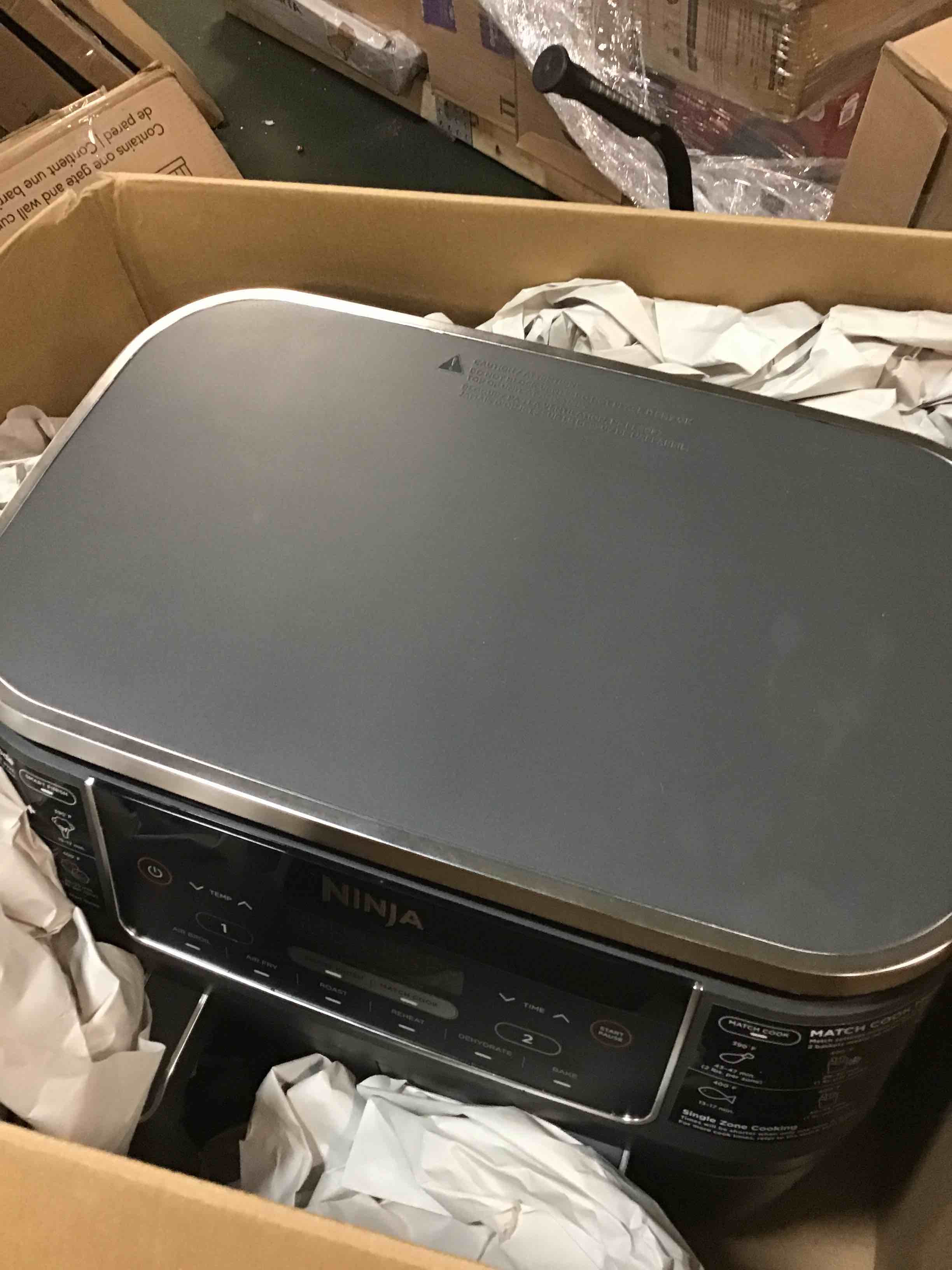 Ninja DZ201 Foodi 8 Quart 6in1 DualZone 2Basket Air Fryer with 2