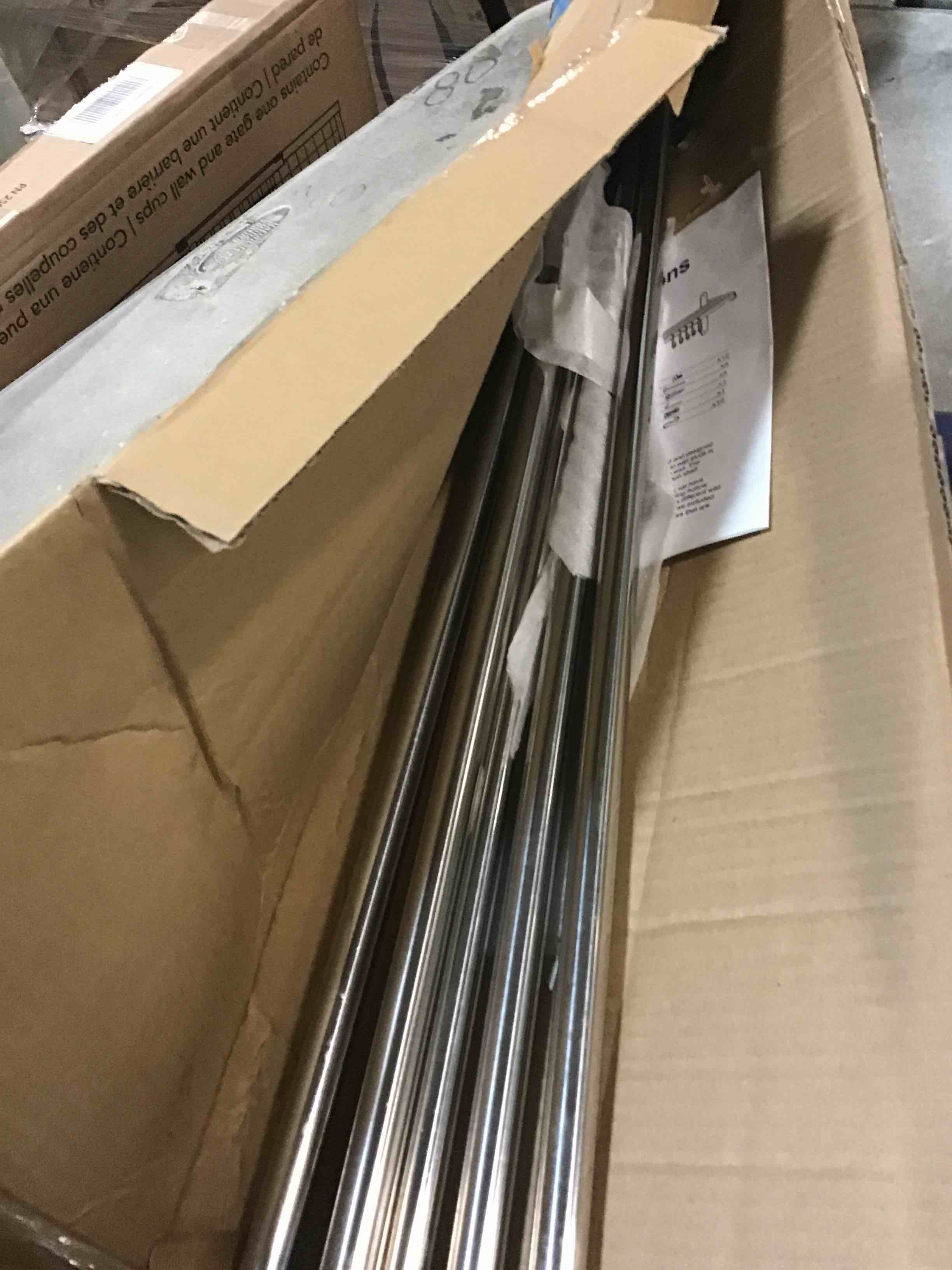 Wallniture Lyon Kitchen Organization and Storage Rack, Stainless Steel