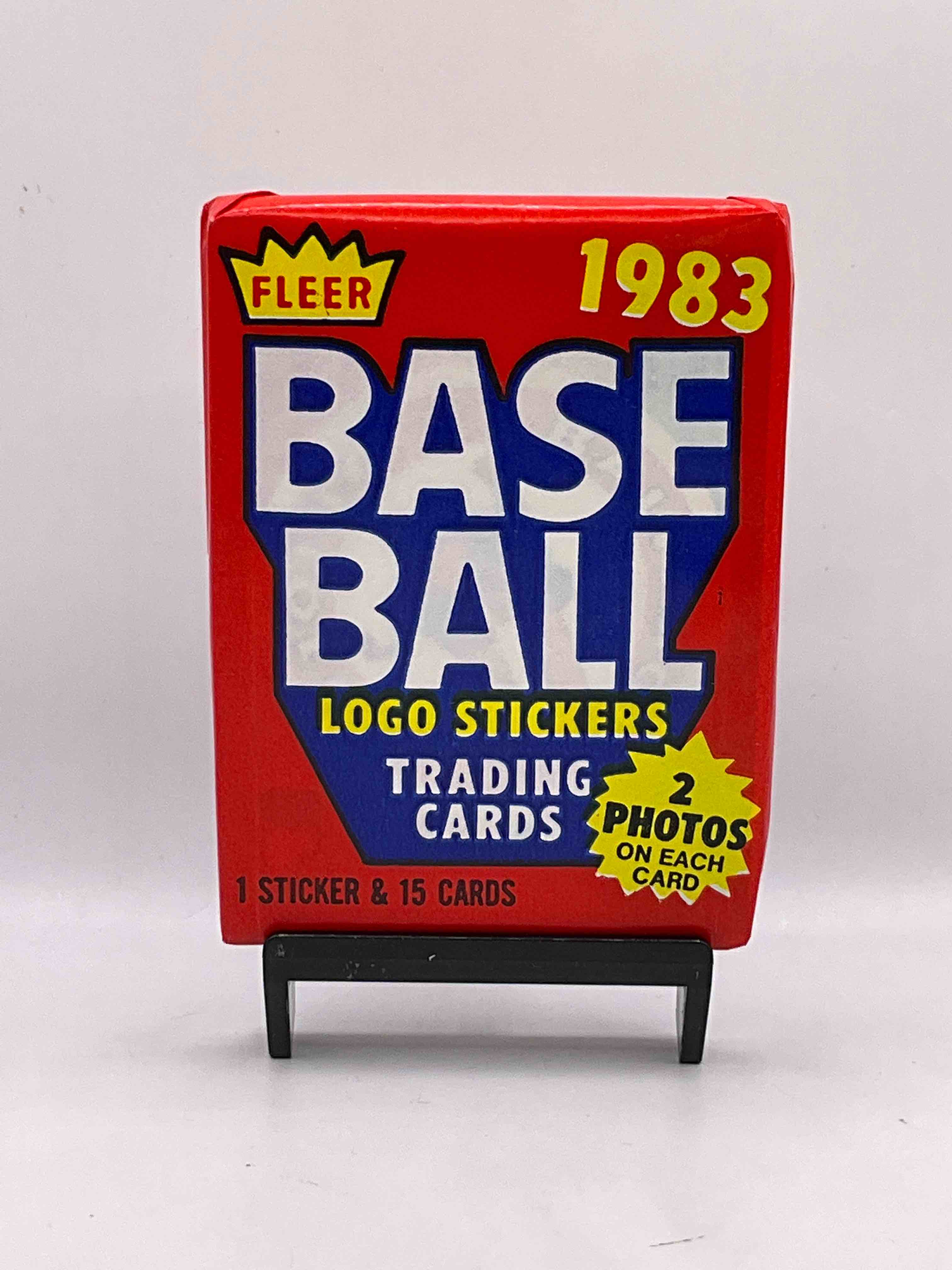 Super Rare! 1983 Insanity! 1983 Fleer Baseball! Unopened 1983 Fleer Baseball Card Wax Pack, Direct From Sealed Grocery Rack Packs That Have Been Stored In A Warehouse For Decades!Rare! Search For Tony Gwynn Rookie #360 (PSA 10 Est Value $450), Ryne Sandberg Rookie #507 (PSA 10 Est Value $250), Wade Boggs Rookie (PSA 10 Est Value $200), Nolan Ryan #463 (PSA 10 Est Value $140) & Too Many Other Great Early 80's Baseball Cards To List! Rare Sports Memorabilia Find!
