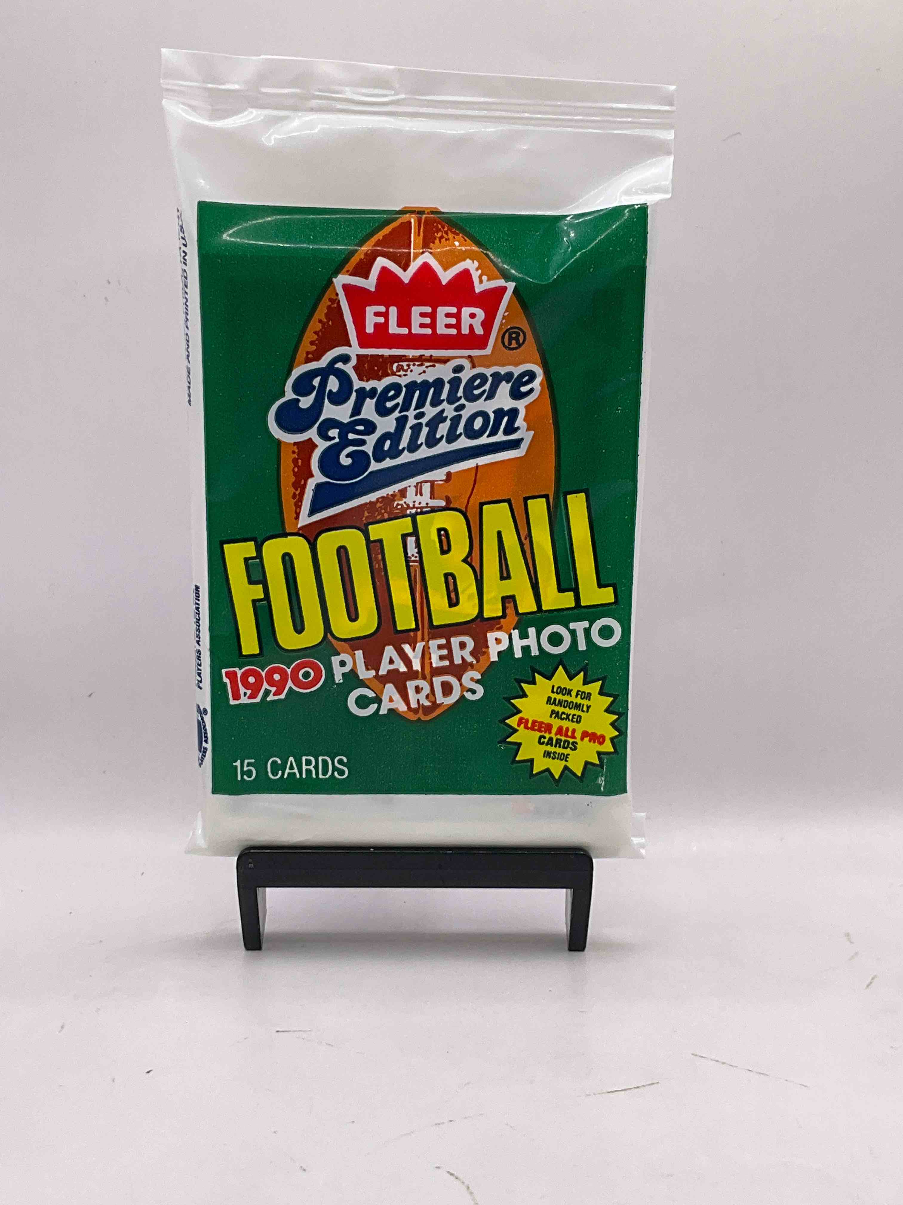 Awesome Premiere Edition Sports Cards! Emmitt Smith Rookie Year! 1990 Fleer Premiere Edition Unopened Packs Direct From Original Box! Search For Emmitt Smith Rookies!