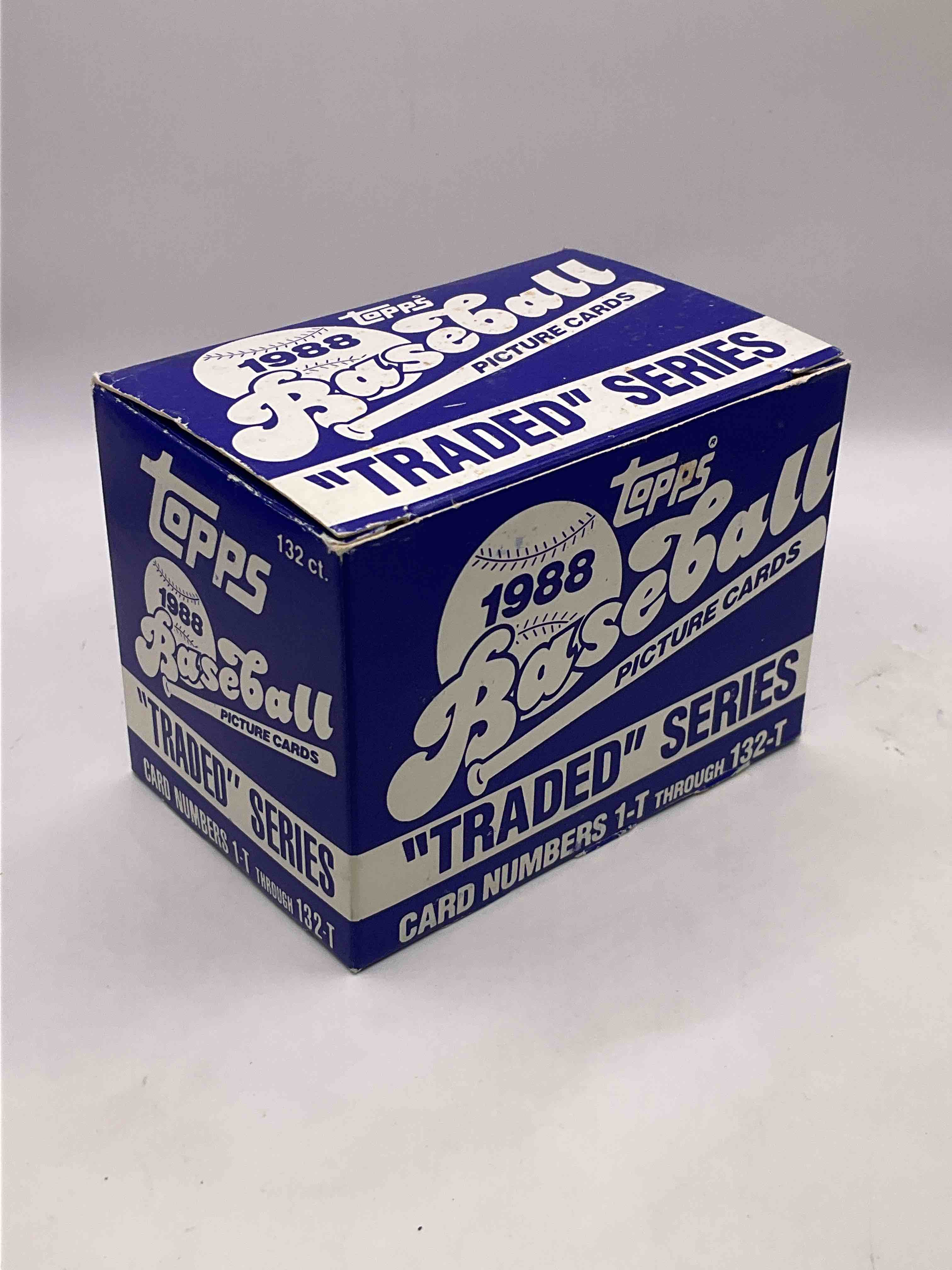 1988 Topps Traded Baseball Complete Card Set, Unopened, Cards 1T - 132T! Something You Don't See Everyday & A Great Piece Of Sports Card Memorabilia!Many 80's Stars Included Such As Robin Ventura, Kiri Gibson & More!