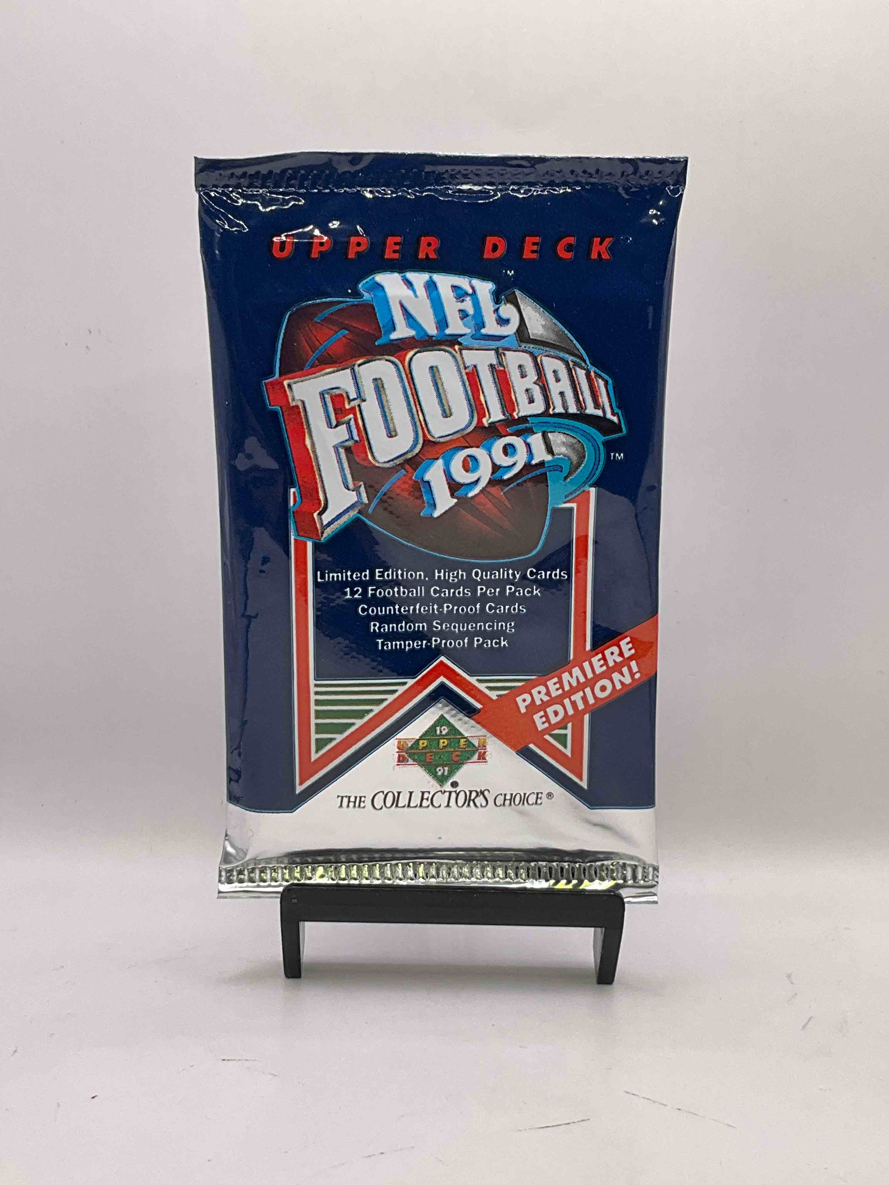 Rare & Vintage! 1991 Upper Deck Unopened NFL Football Packs! Direct From Original Box! Brett Favre Rookie Year! Search For Brett Favre Rookie & Other 80s Stars! 