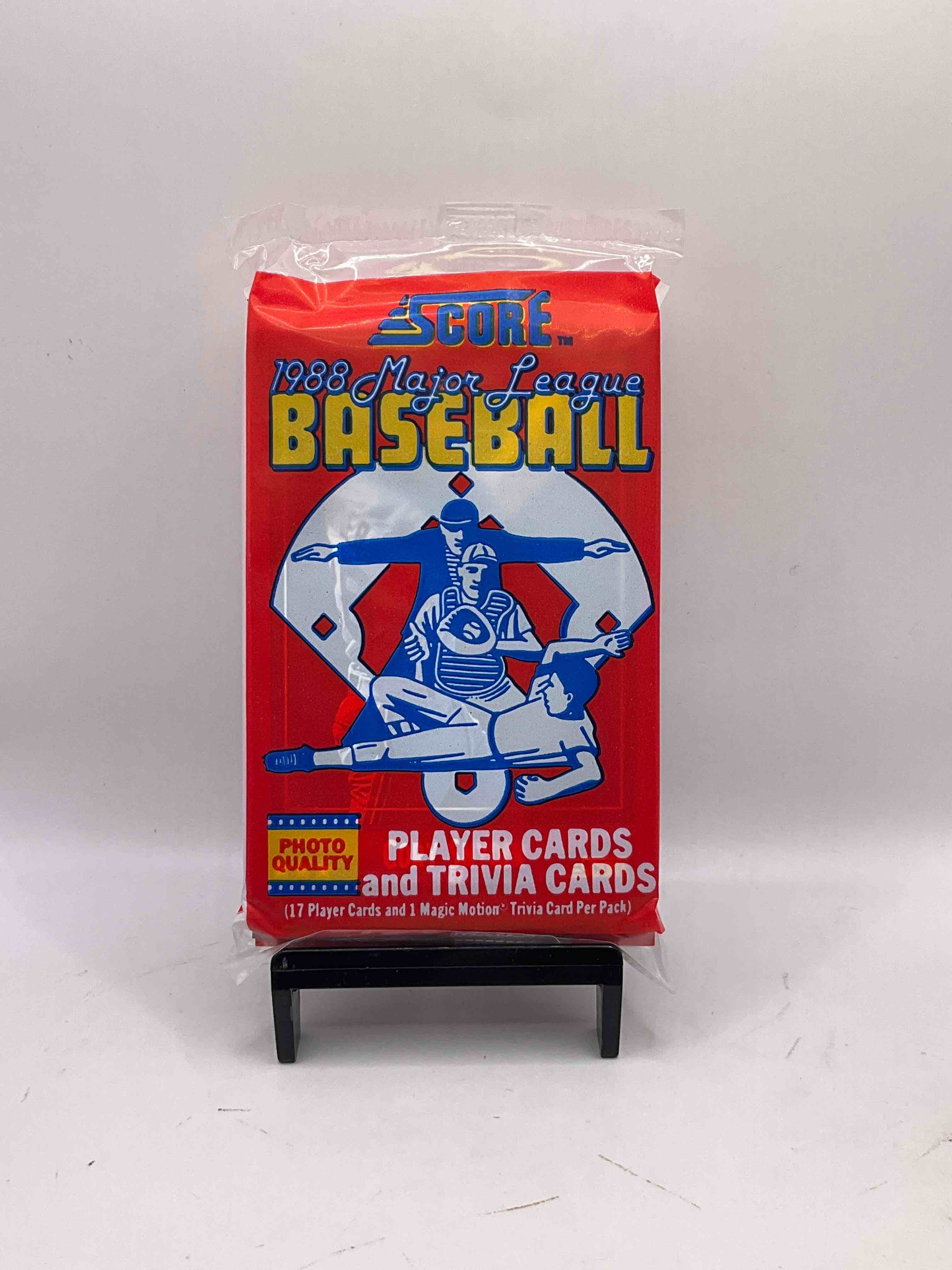 1988 Score Baseball Sealed Sports Collectible Card Pack, Direct From Original Retail Case! Search For Valuable Don Mattingly #1 & So Many Cool Nostalgic 80's Players!